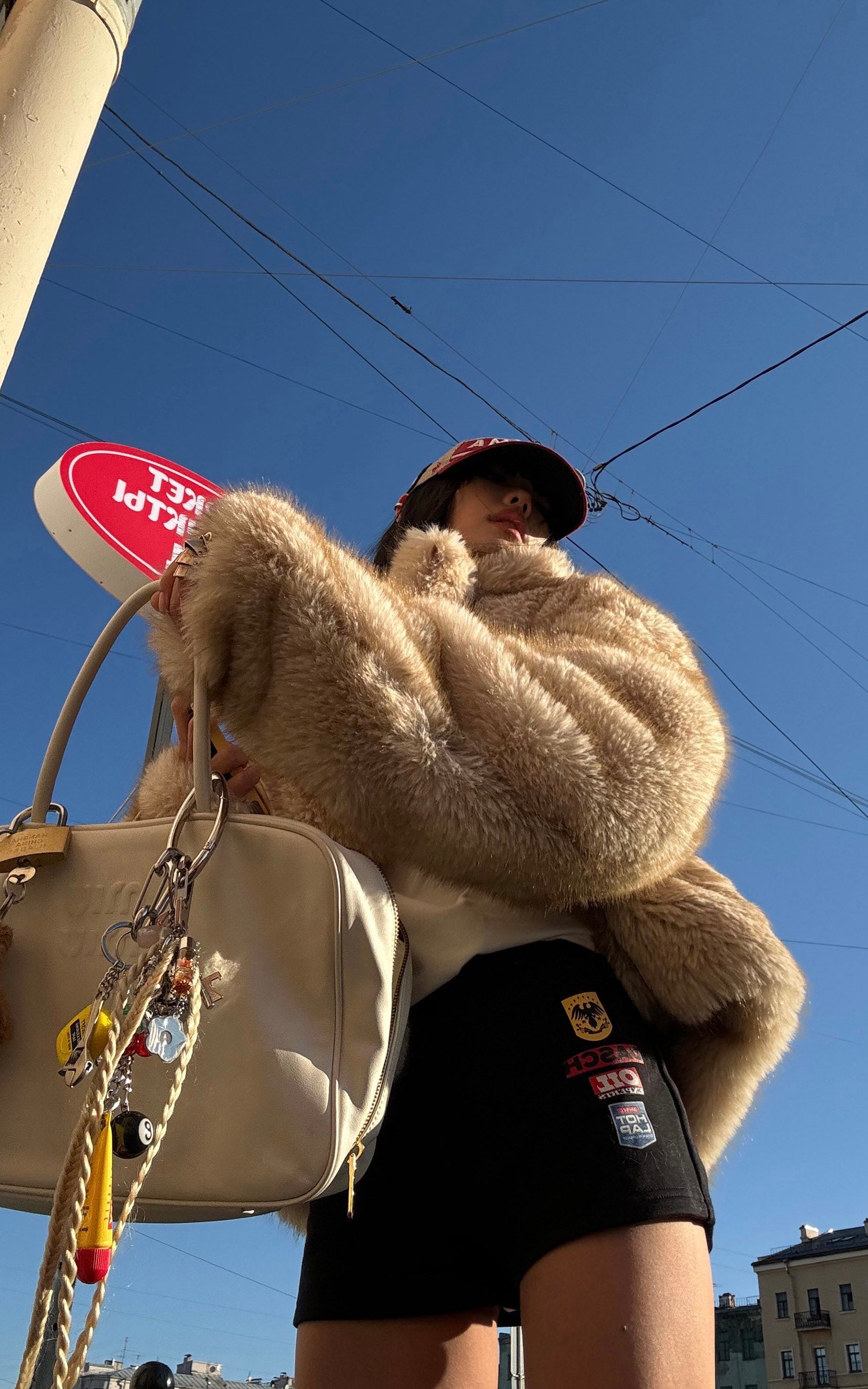 WARDEN EDGE Embroidered Patch Detail Shorts - PINKPARKS