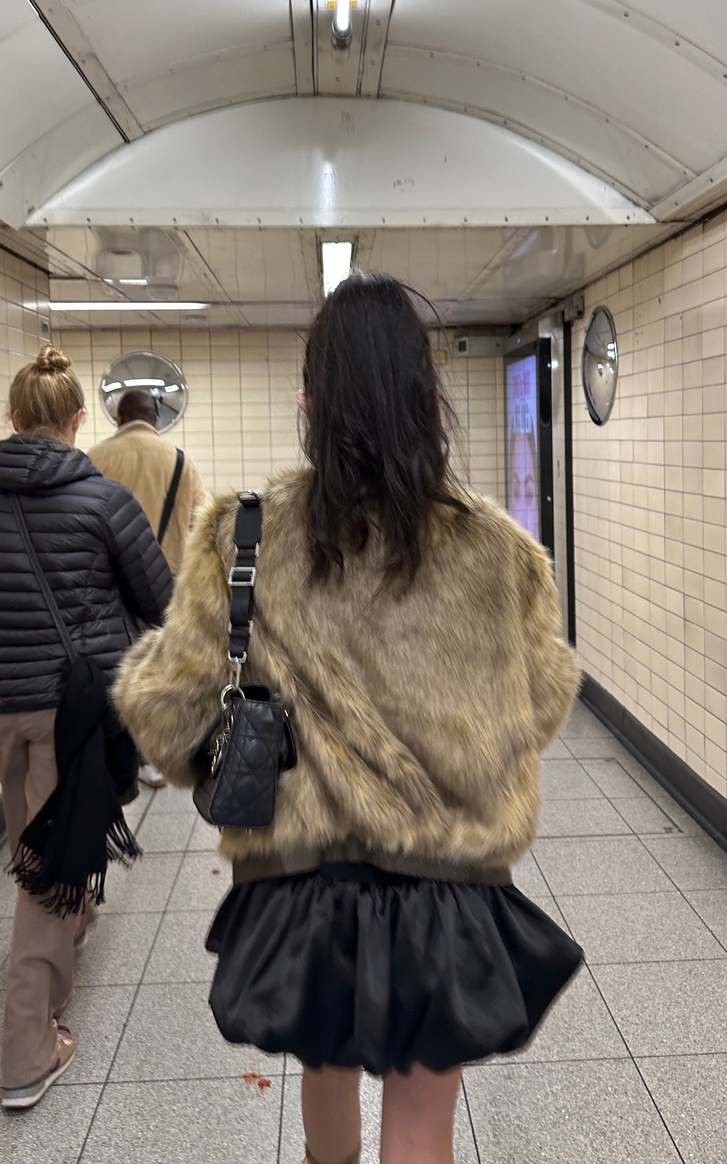 WARDEN EDGE Faux Fur Jacket with Suede and PU Leather Accents - PINKPARKS