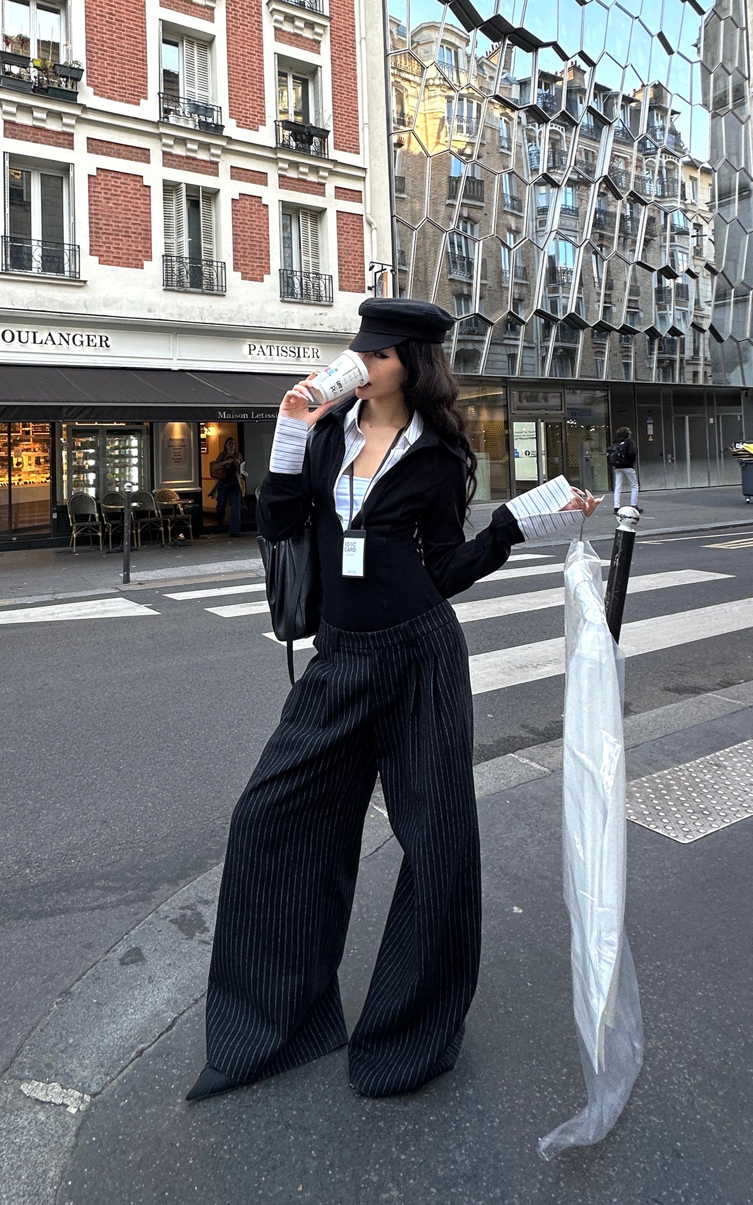 0122stepll Tailored Long Sleeve Top