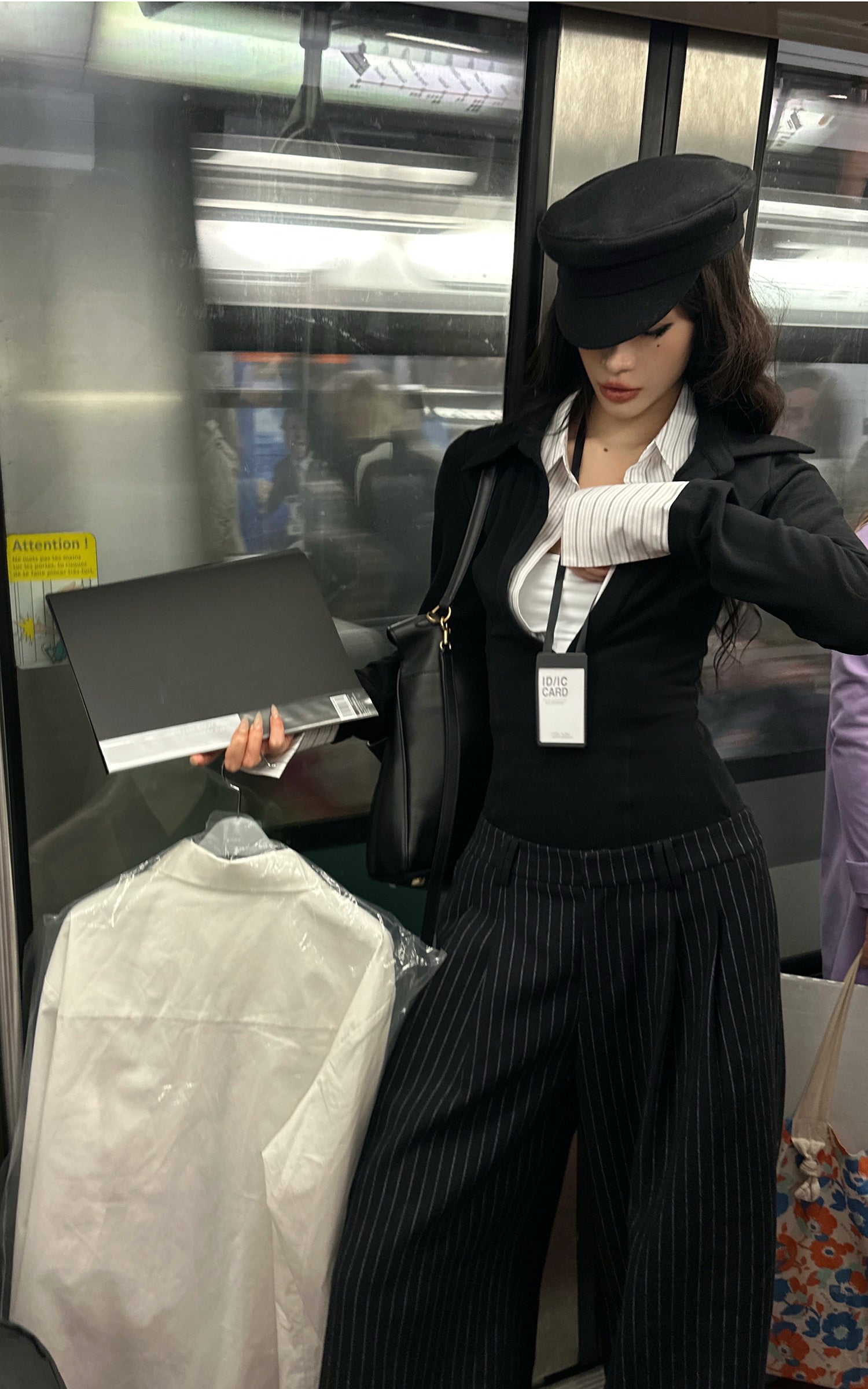 0122stepll Tailored Long Sleeve Top