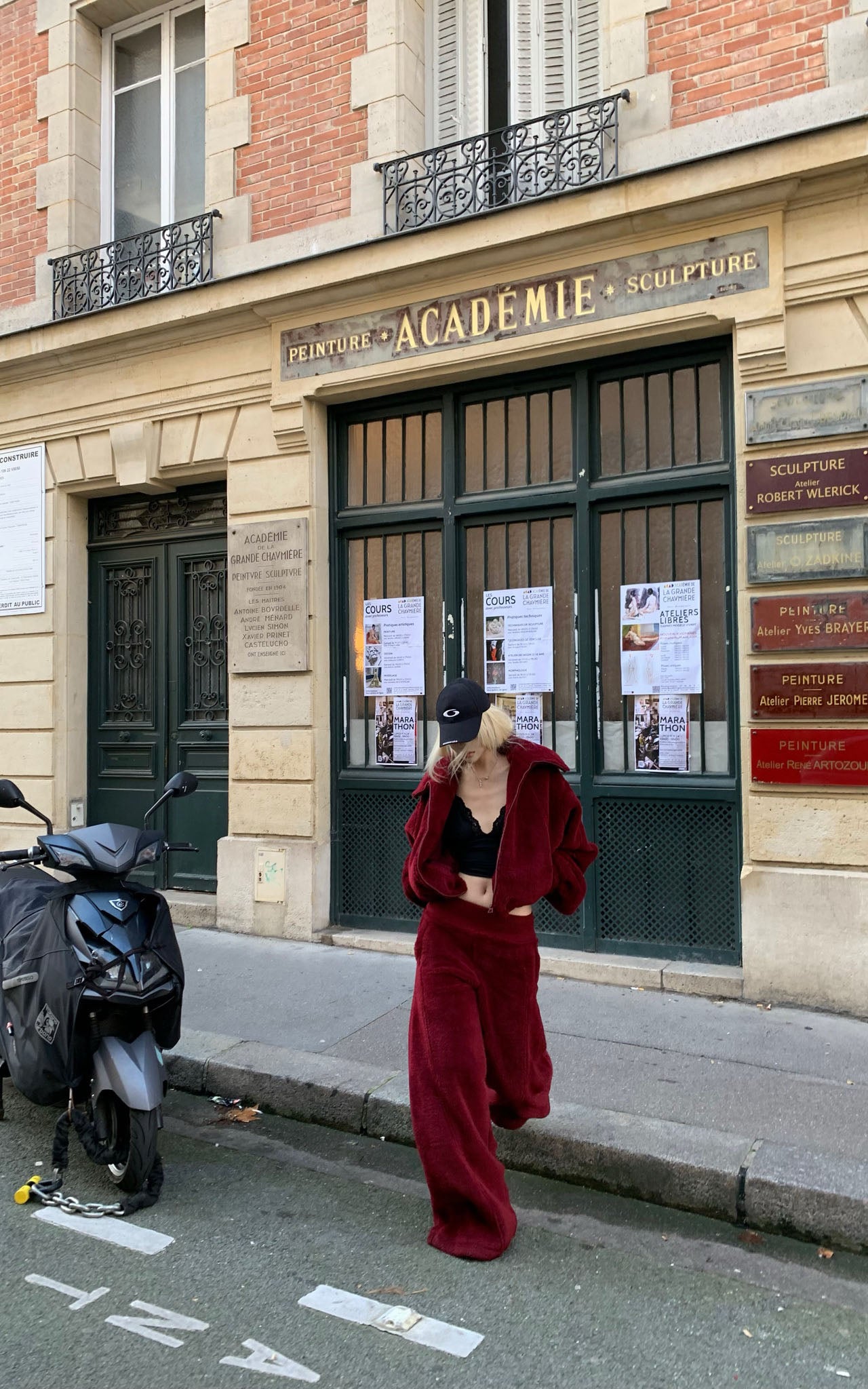 Rase le sol Oversized Red Fleece Lounge Set - PINKPARKS