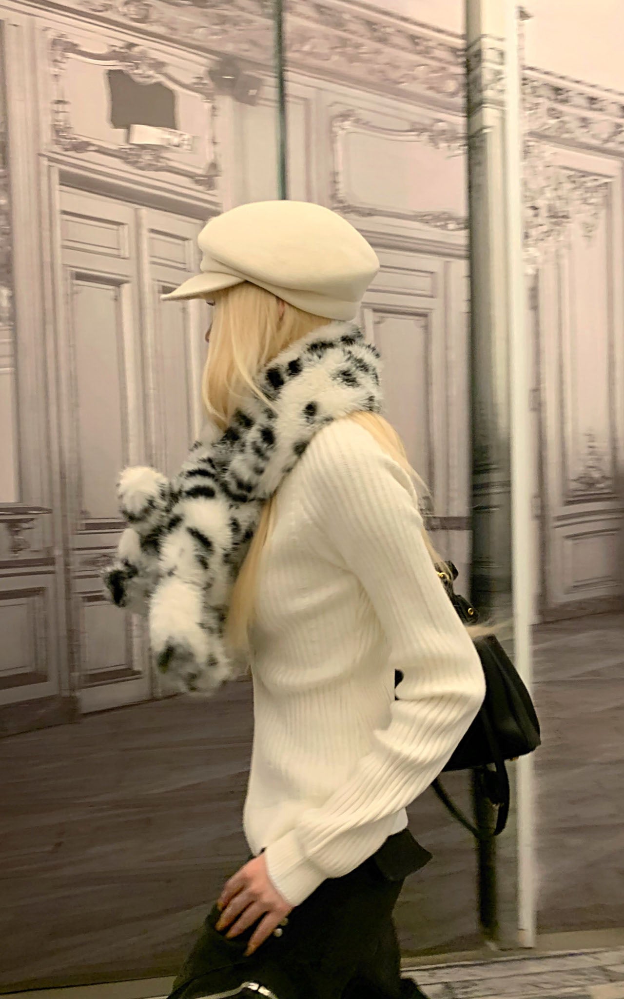 Rase le sol Double Zipper Ribbed Sweater - PINKPARKS