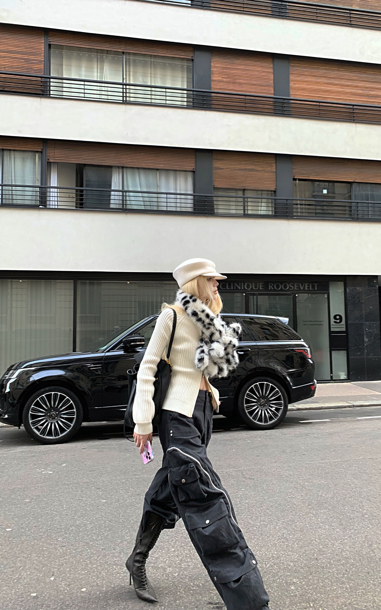 Rase le sol Utility Pocket Wide-Leg Cargo Pants - PINKPARKS