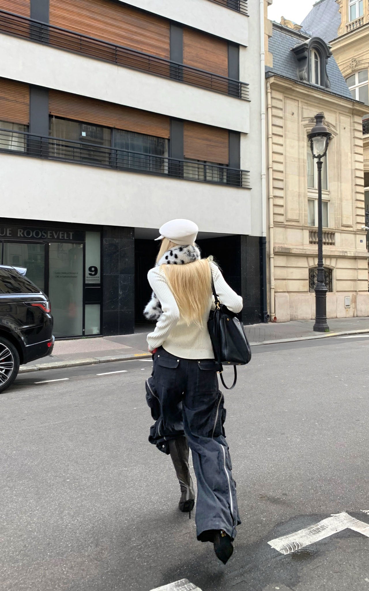 Rase le sol Utility Pocket Wide-Leg Cargo Pants - PINKPARKS