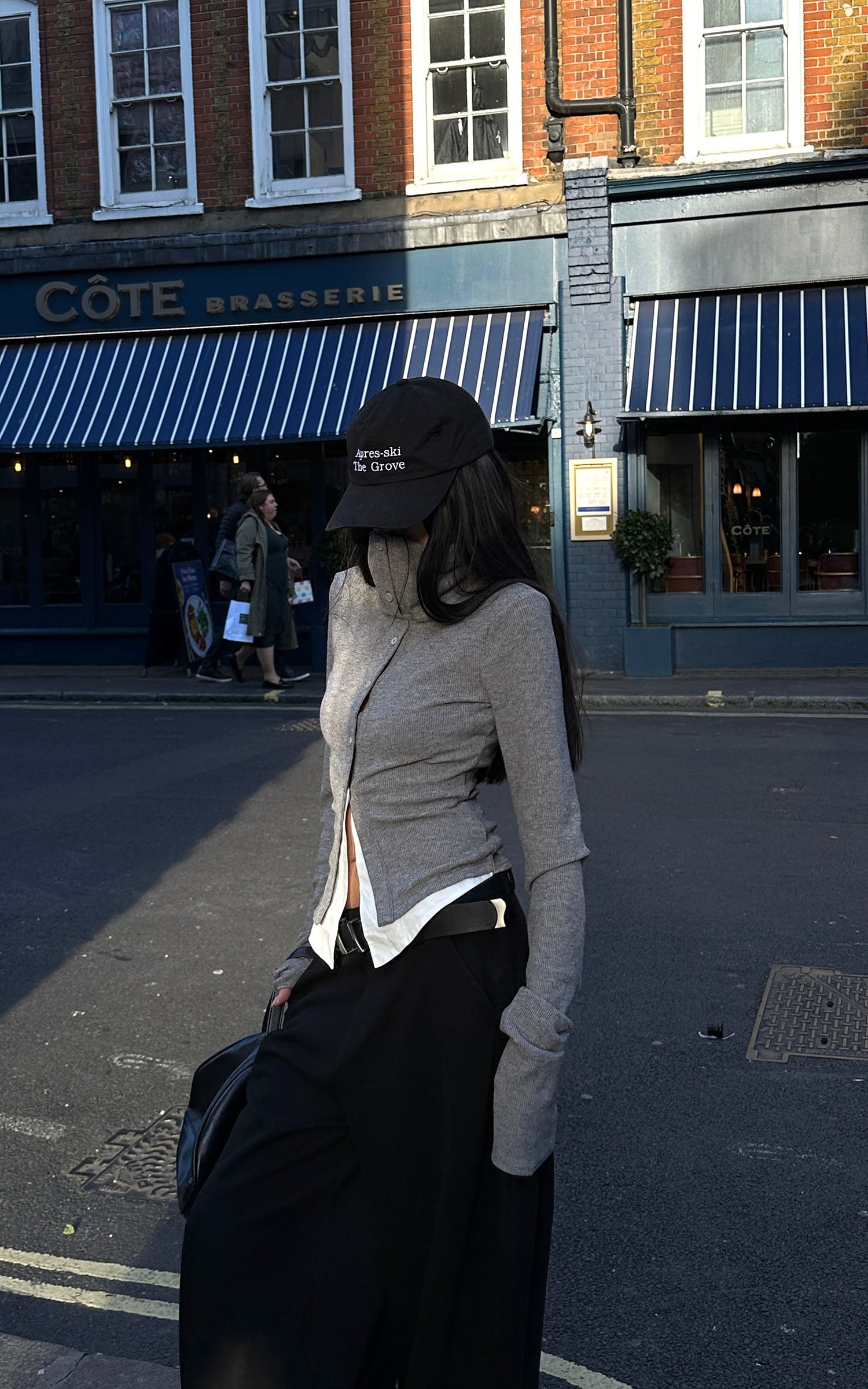 WARDEN EDGE High Neck Layered Effect Long-Sleeve Top - PINKPARKS