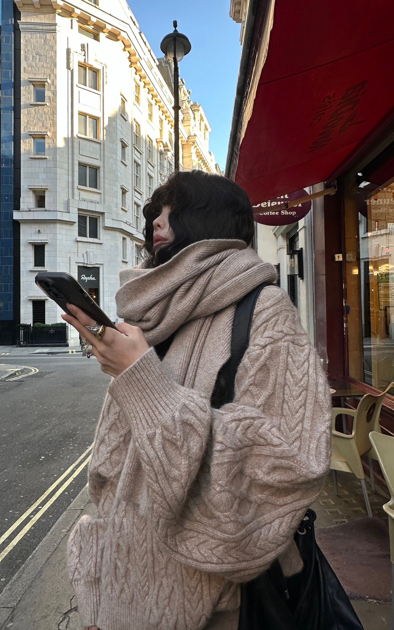 WARDEN EDGE Oversized Knitwear Set with Scar - PINKPARKS