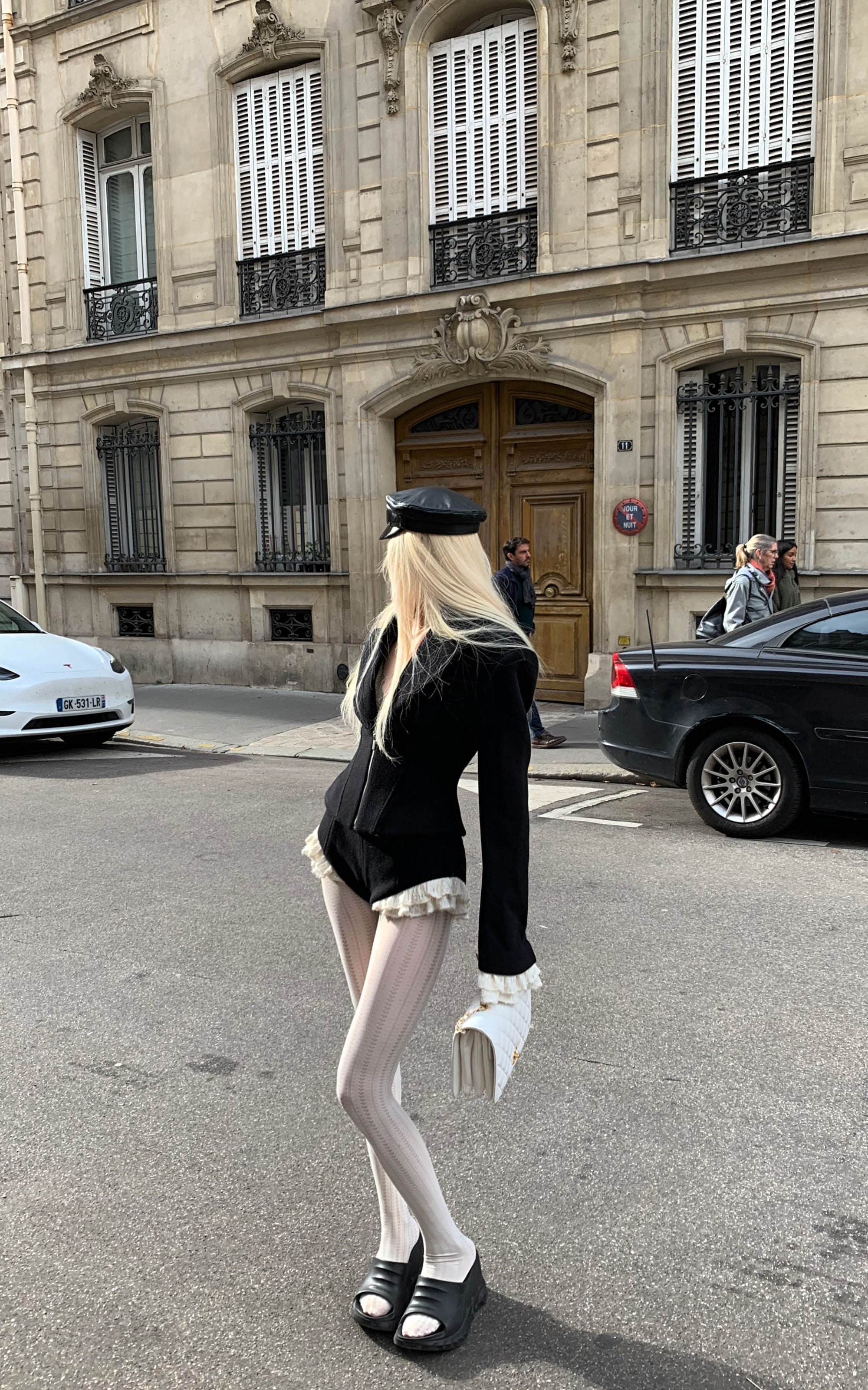 Rase le sol Waist-Tied Wool Blazer & Shorts Set - PINKPARKS