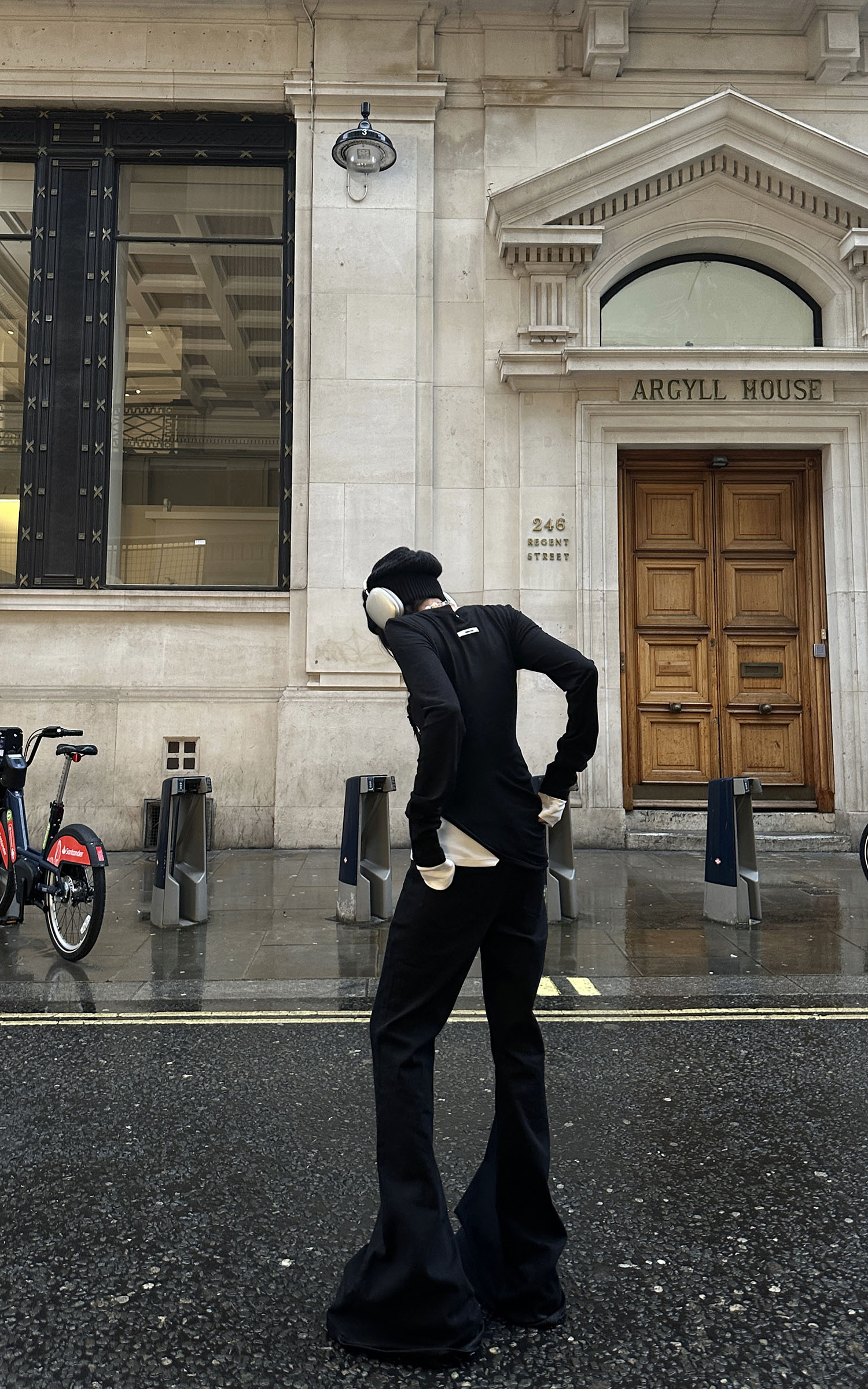 WARDEN EDGE Black Two-Layered Long Sleeve Top - PINKPARKS