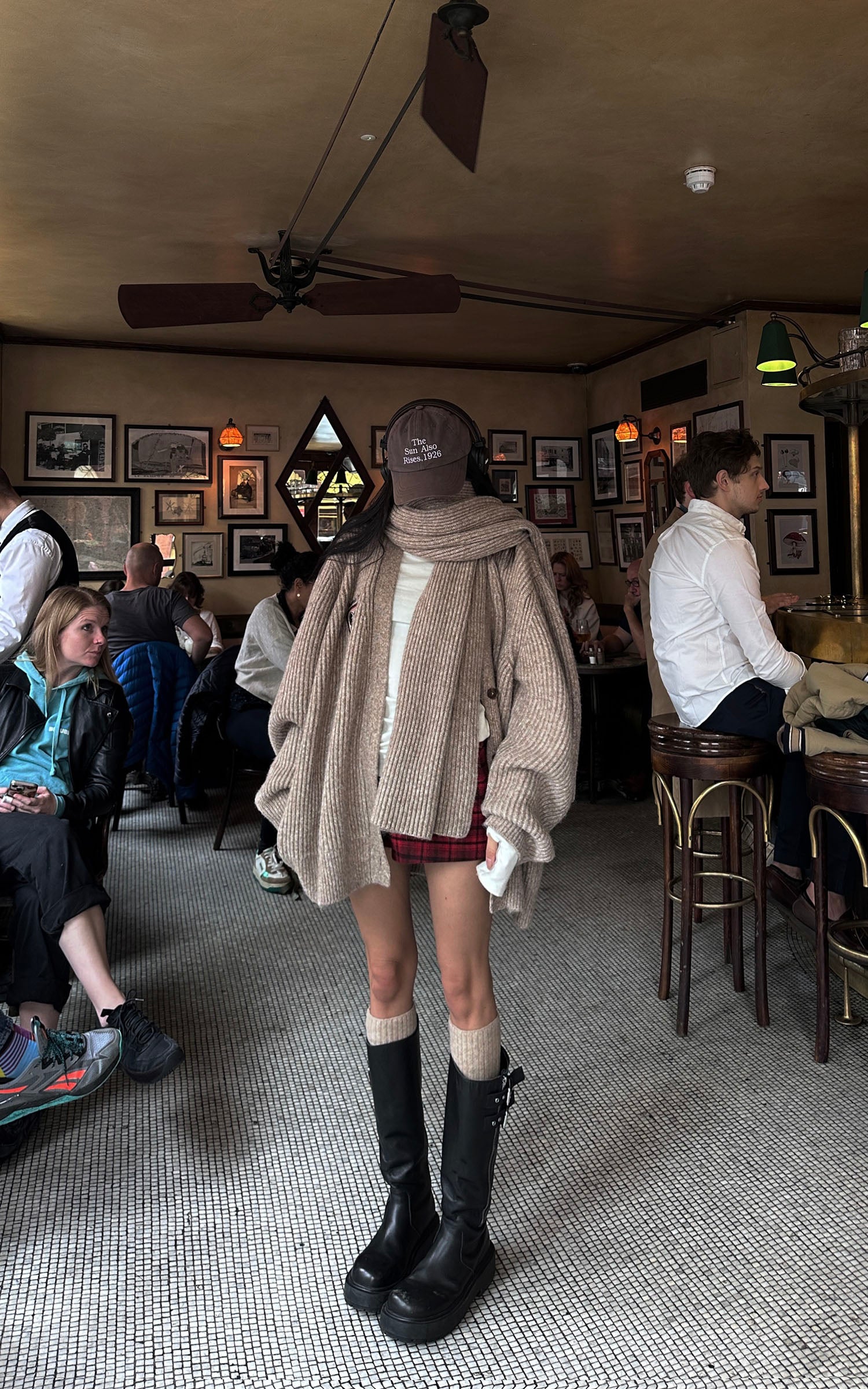 WARDEN EDGE Knitted Cardigan &amp; Scarf Set - PINKPARKS