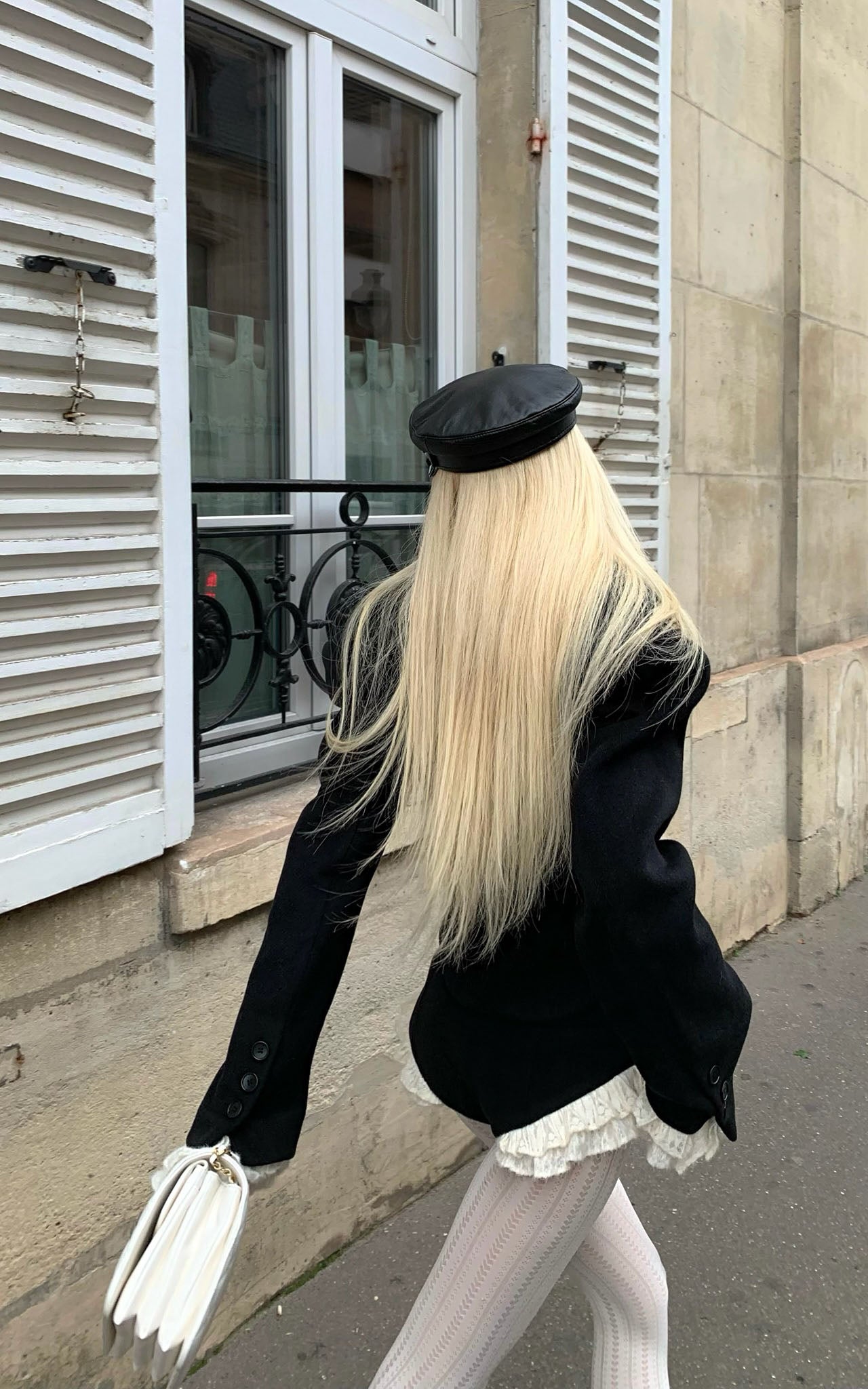 Rase le sol Waist-Tied Wool Blazer &amp; Shorts Set - PINKPARKS