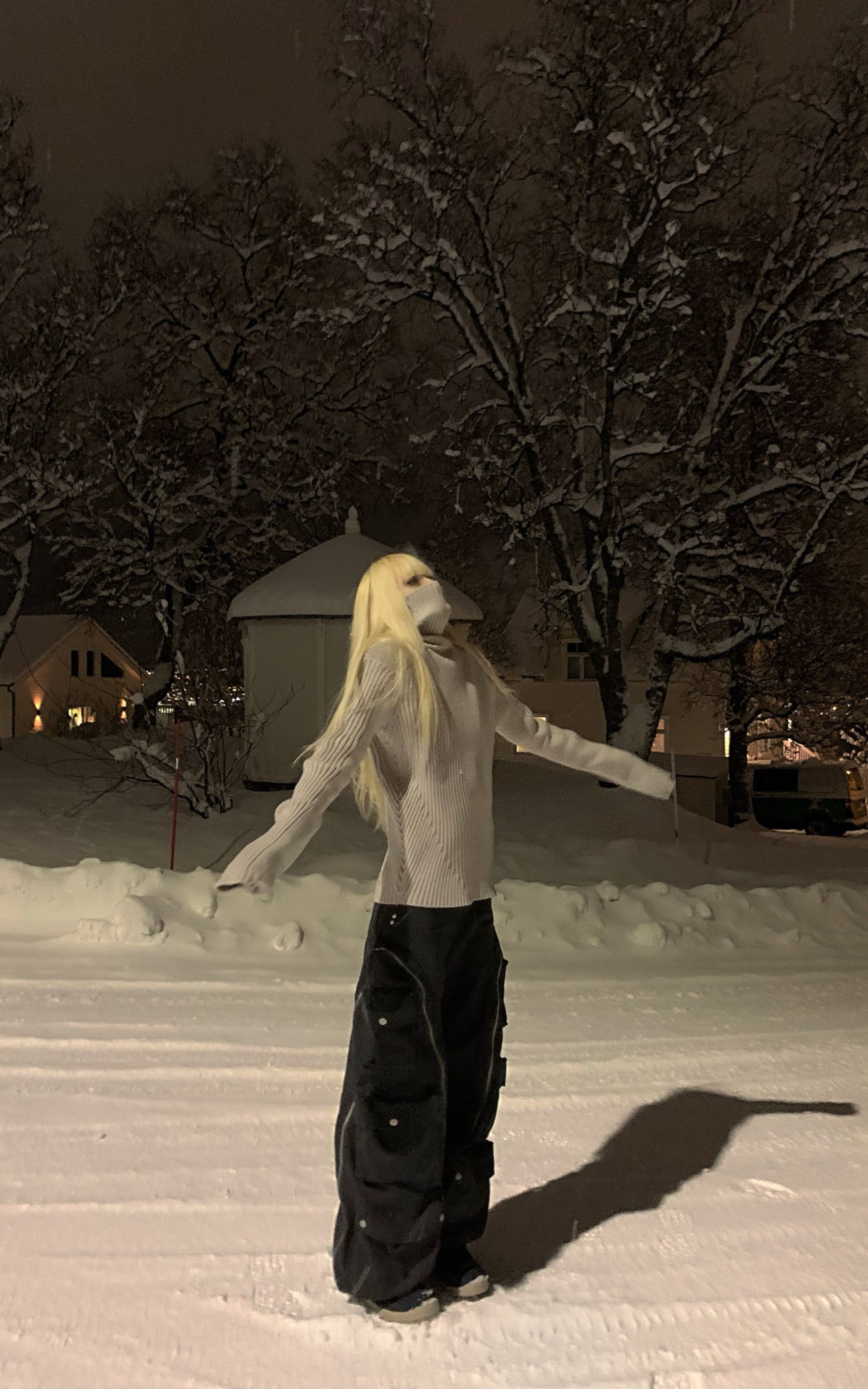 Rase le sol Ribbed High-Neck Sweater - PINKPARKS