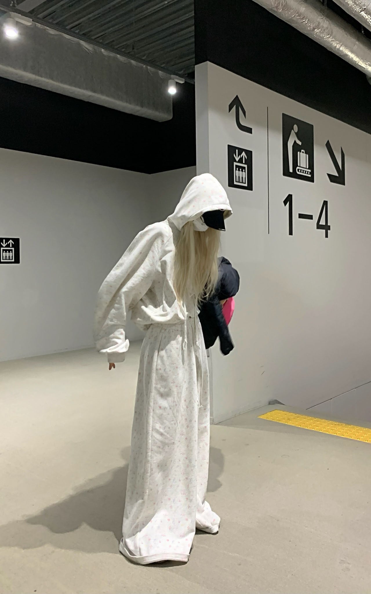 Rase le Sol Hoodie and Wide-Leg Pants Set - PINKPARKS