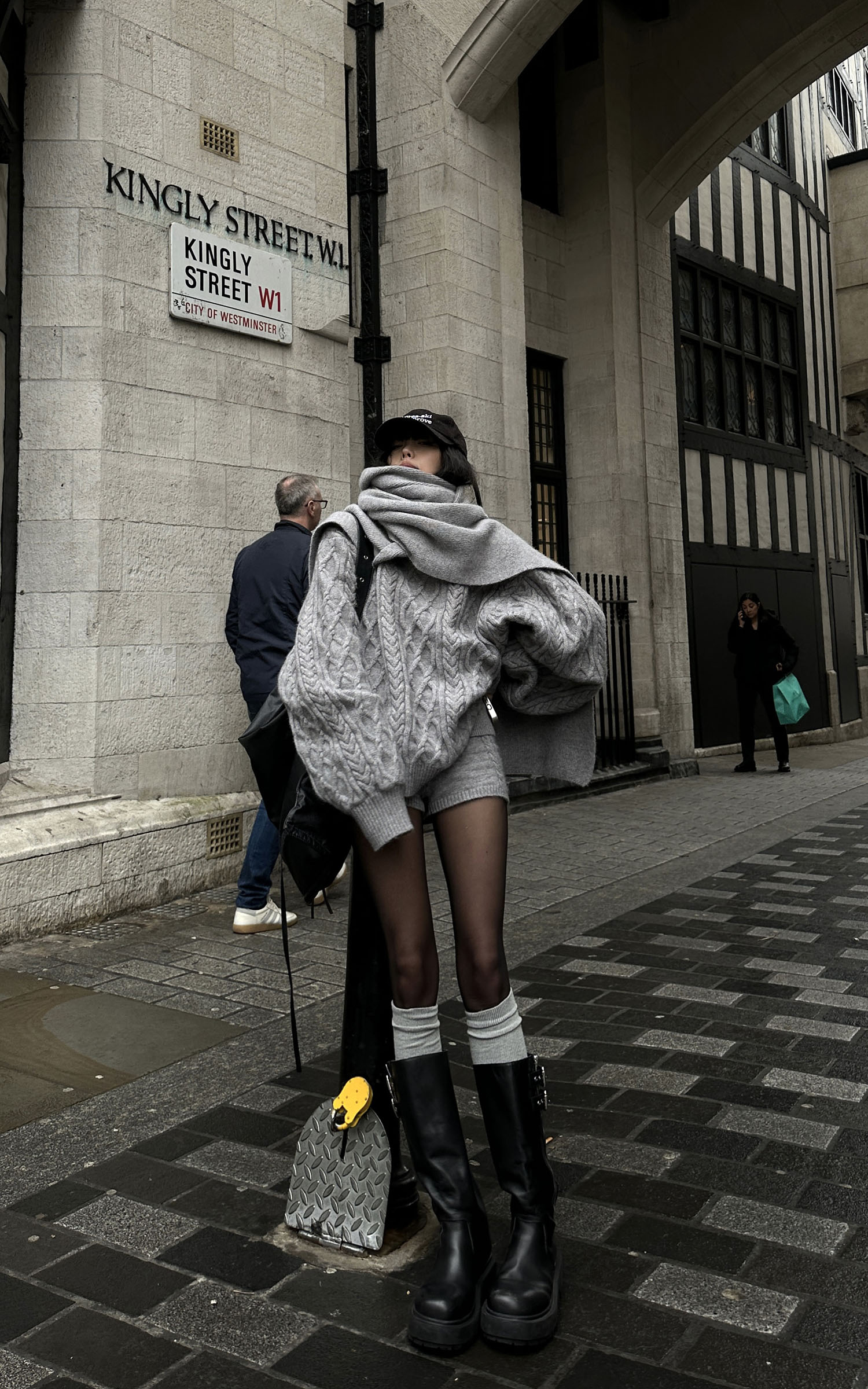 WARDEN EDGE Grey Lazy Chic Sweater Set - PINKPARKS