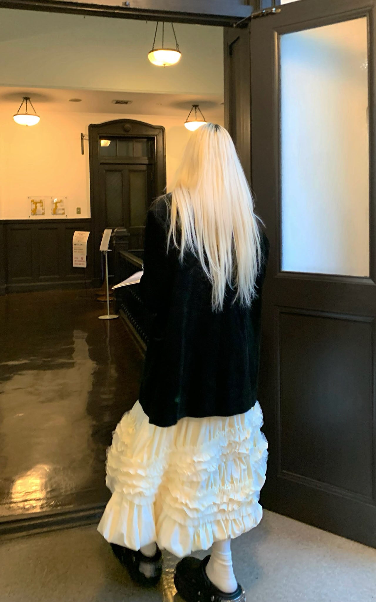 Rase le sol Lace-Tiered Puff Midi Skirt - PINKPARKS