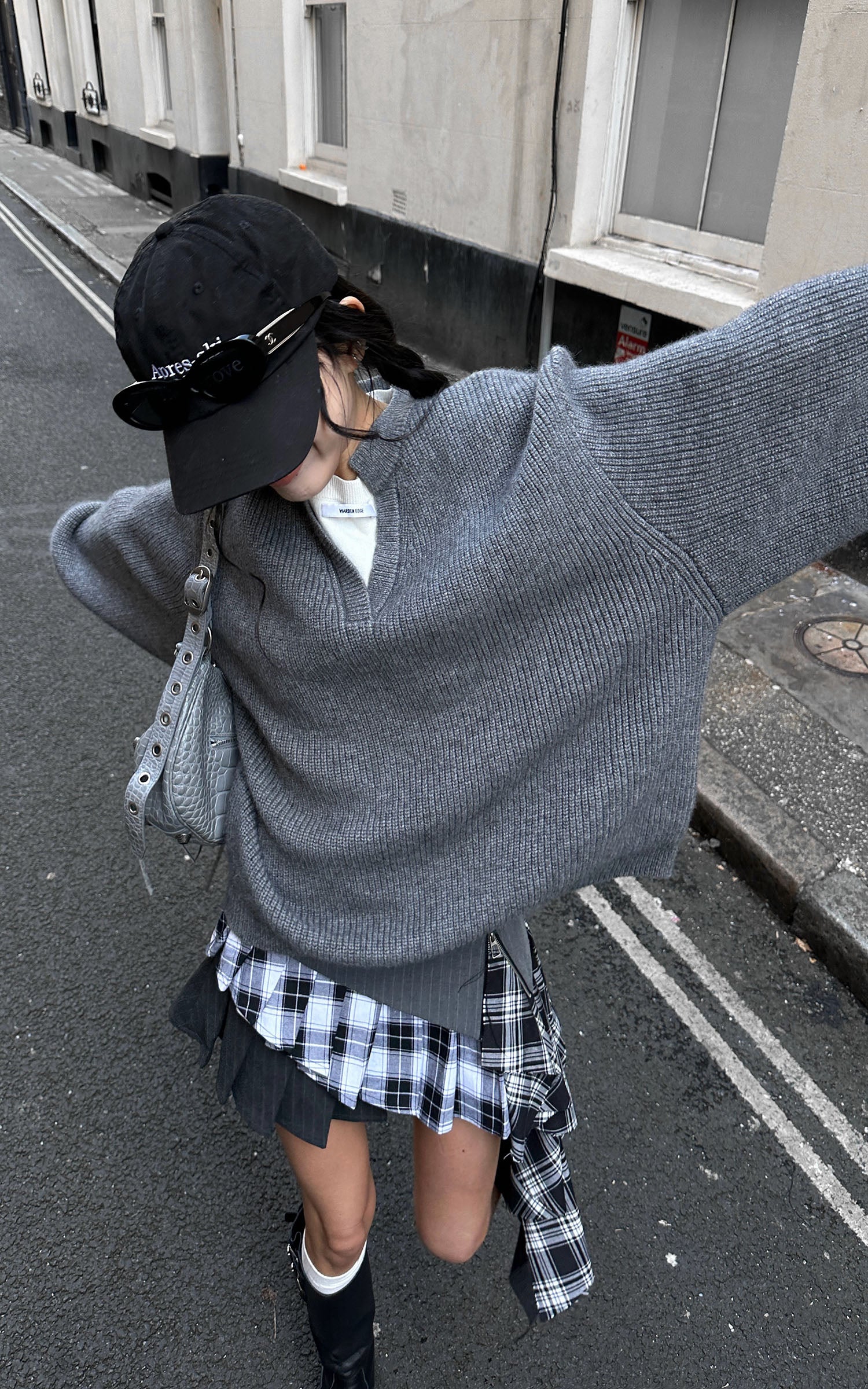 WARDEN EDGE Asymmetrical Layered Skirt - PINKPARKS