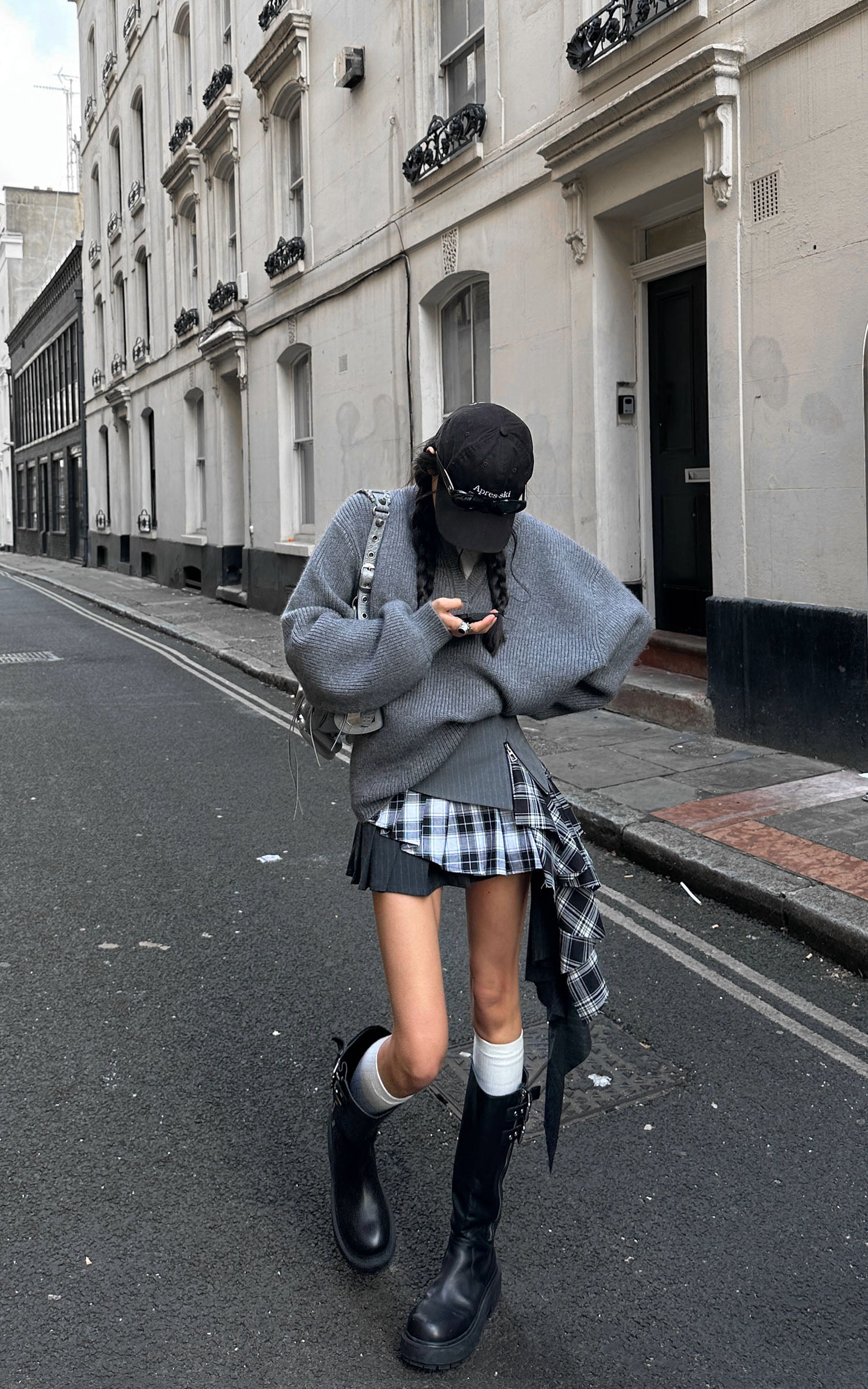 WARDEN EDGE Asymmetrical Layered Skirt - PINKPARKS