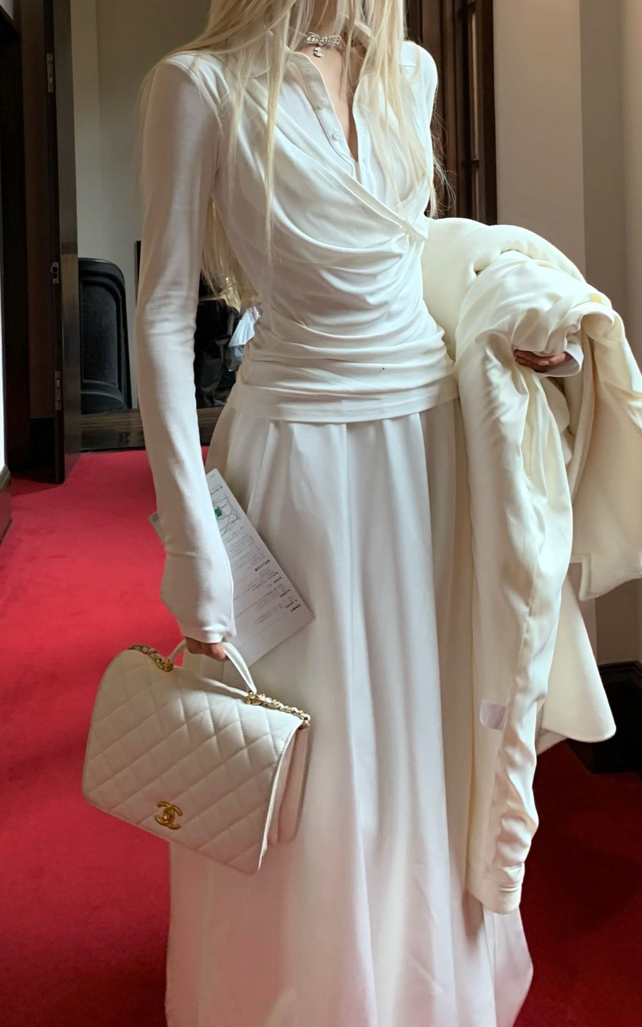 Rase le Sol Sculpted Balloon Midi Skirt - PINKPARKS