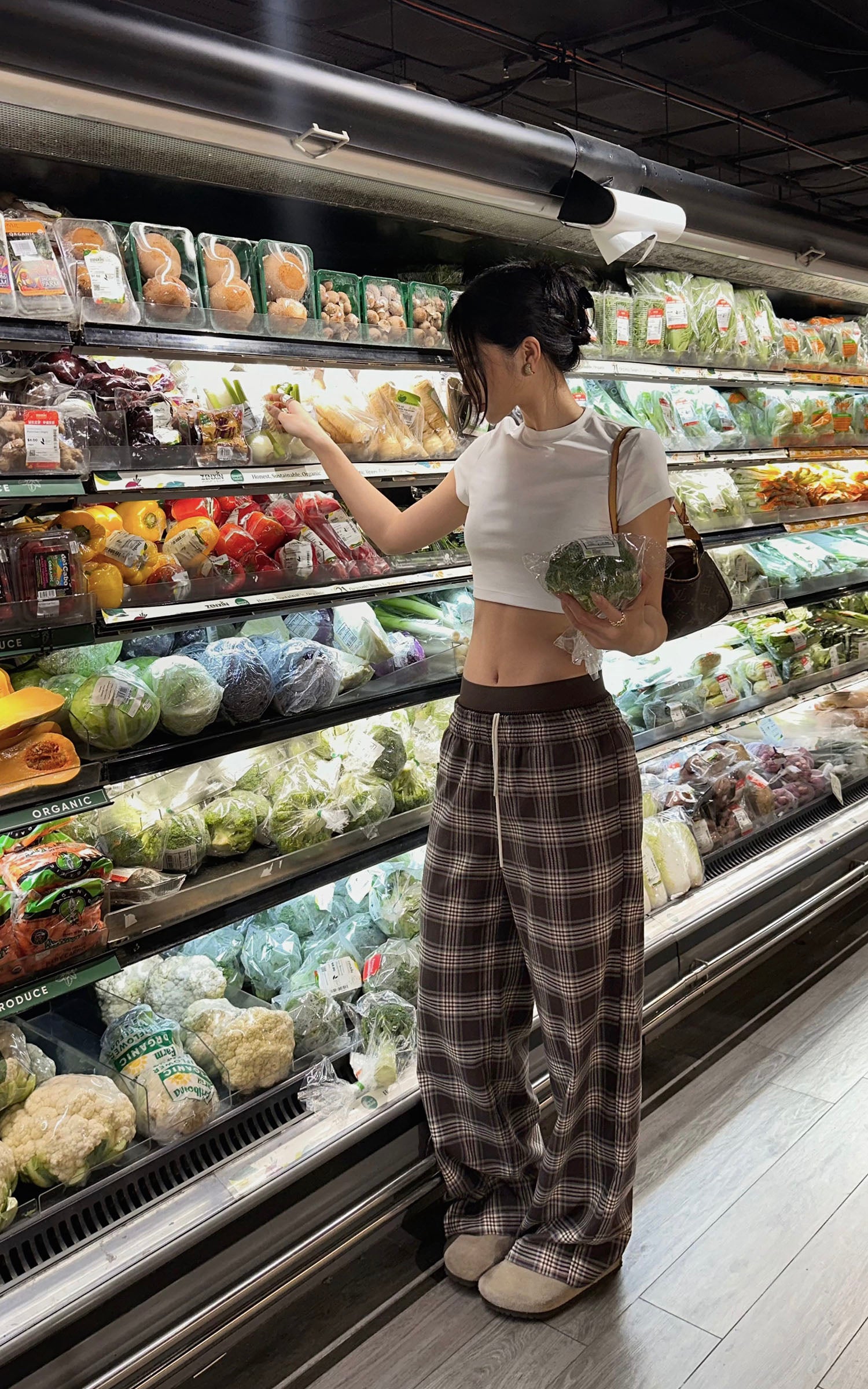 ROVENTE Micro Ribbed Cropped Tee - PINKPARKS