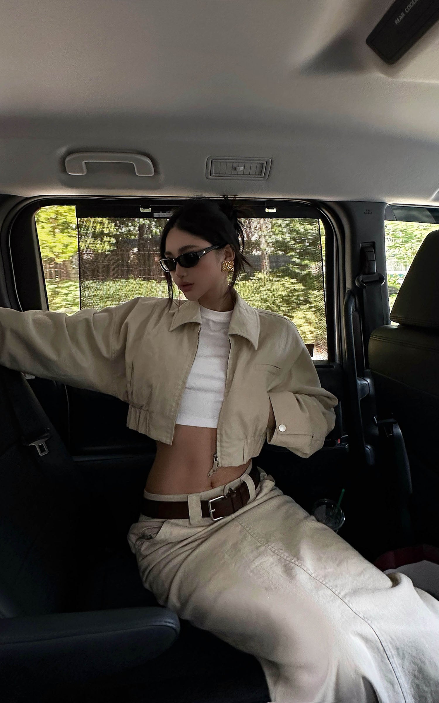 ROVENTE Micro Ribbed Cropped Tee - PINKPARKS