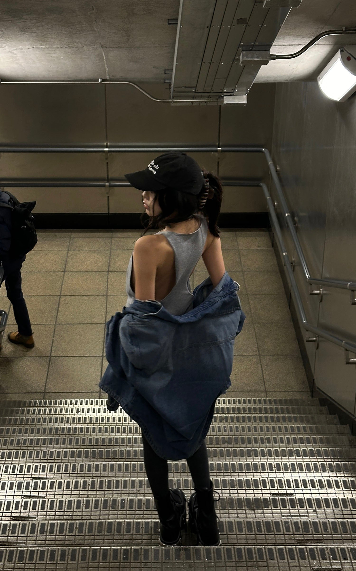 WARDEN EDGE Denim Layered Set – Jacket, Shorts & Tank - PINKPARKS