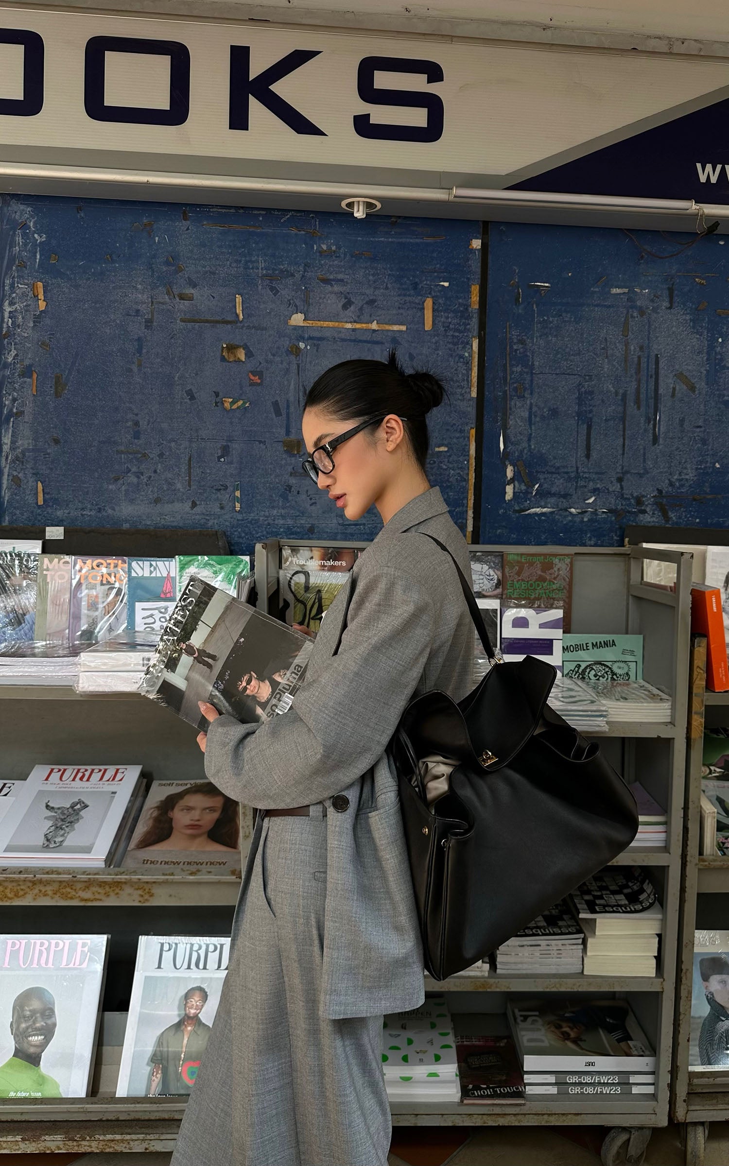 ROVENTE Structured Oversized Blazer & Tailored Pants Set - PINKPARKS