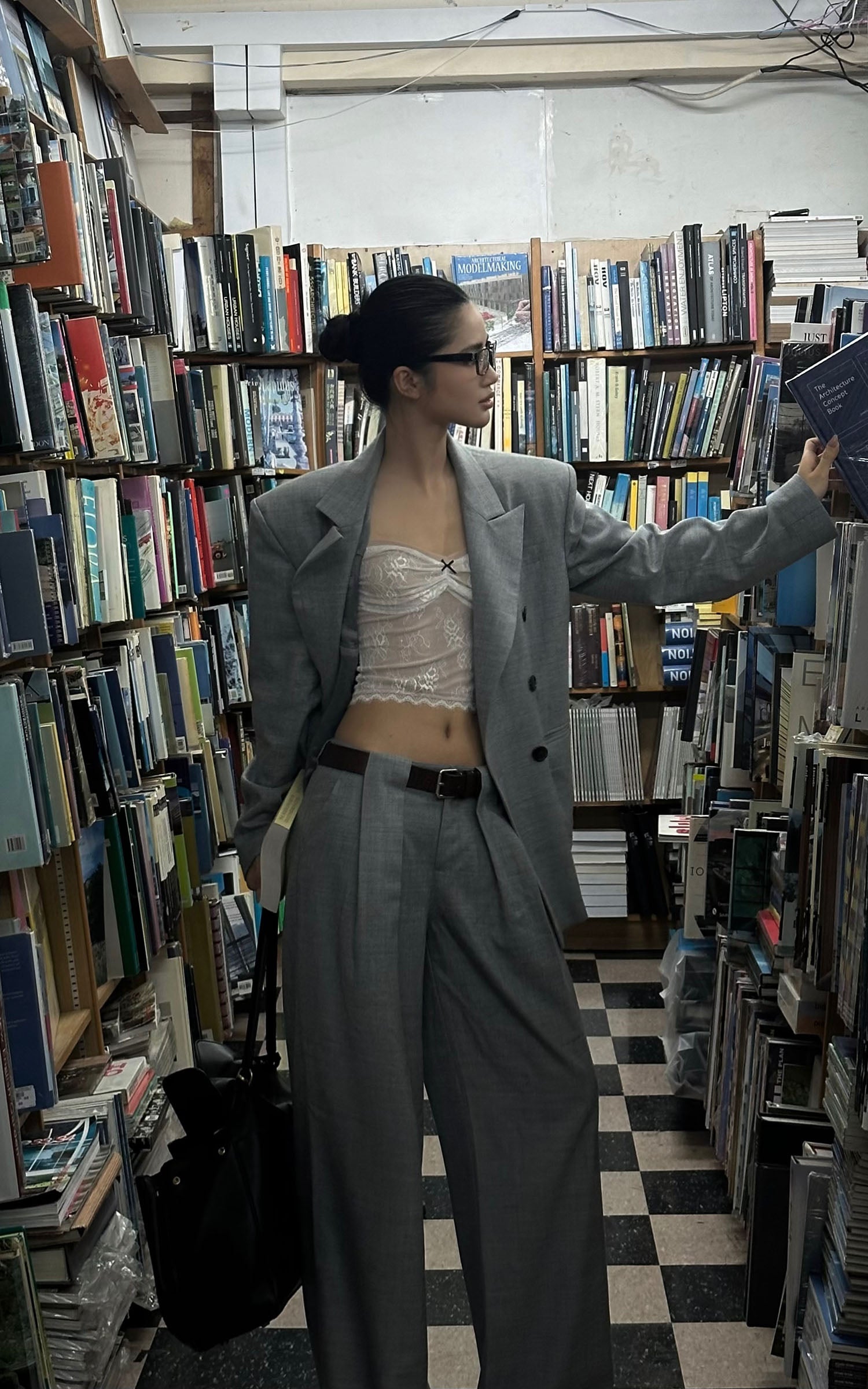 ROVENTE Structured Oversized Blazer & Tailored Pants Set - PINKPARKS