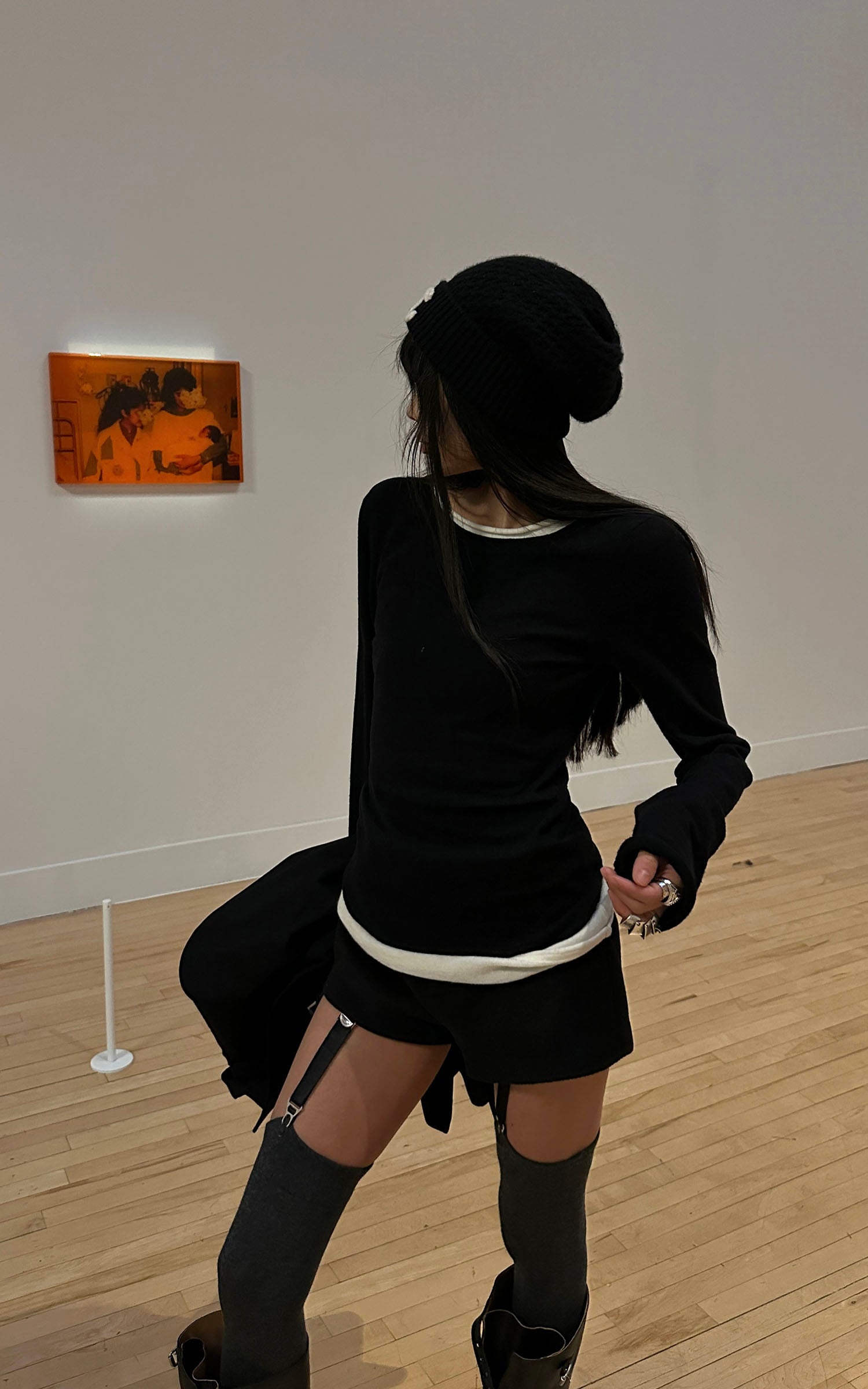 WARDEN EDGE Black High-Waist Utility Shorts - PINKPARKS