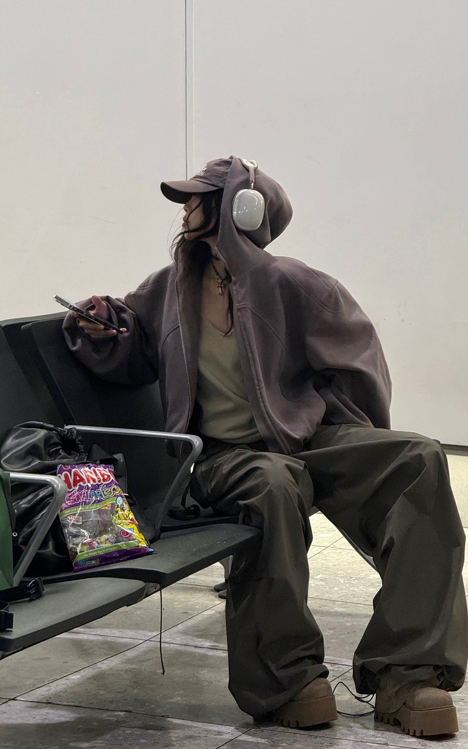 WARDEN EDGE パラトルーパードレープワイドレッグパンツ