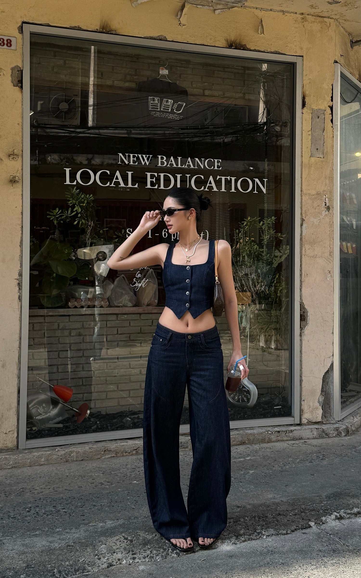 ROVENTE Sculpted Balloon Denim Trousers - PINKPARKS