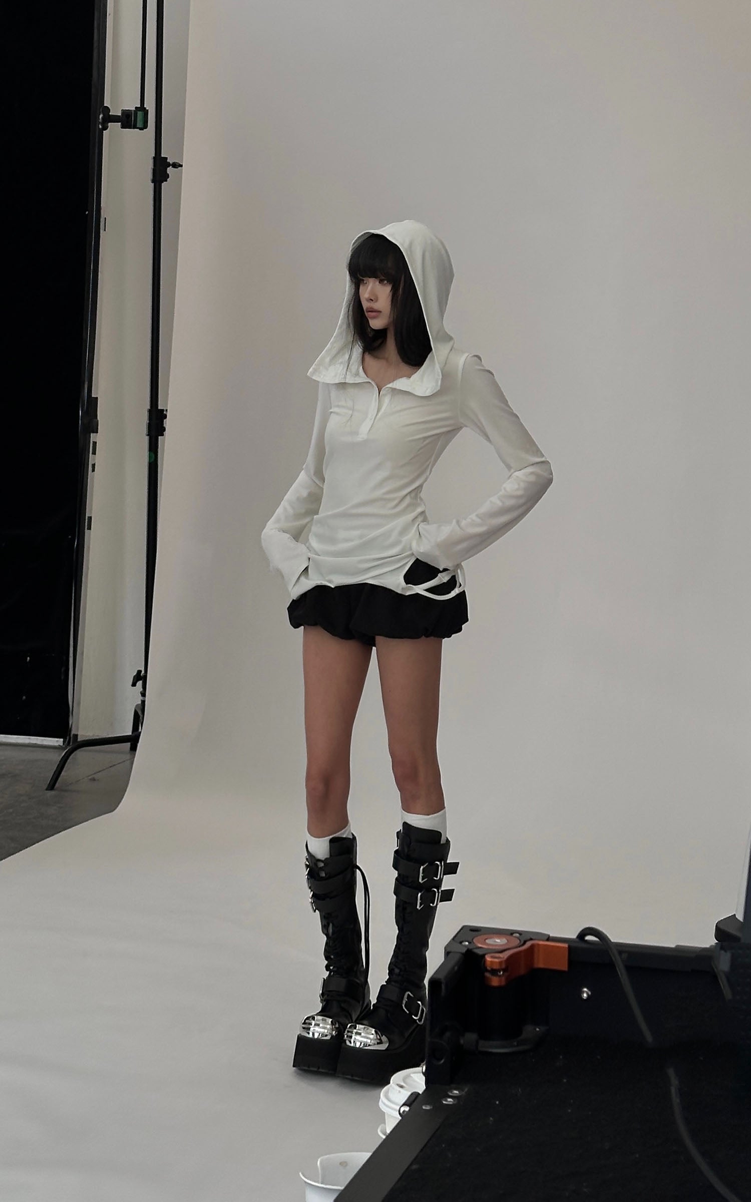 WARDEN EDGE Sculpted Hooded Top - PINKPARKS