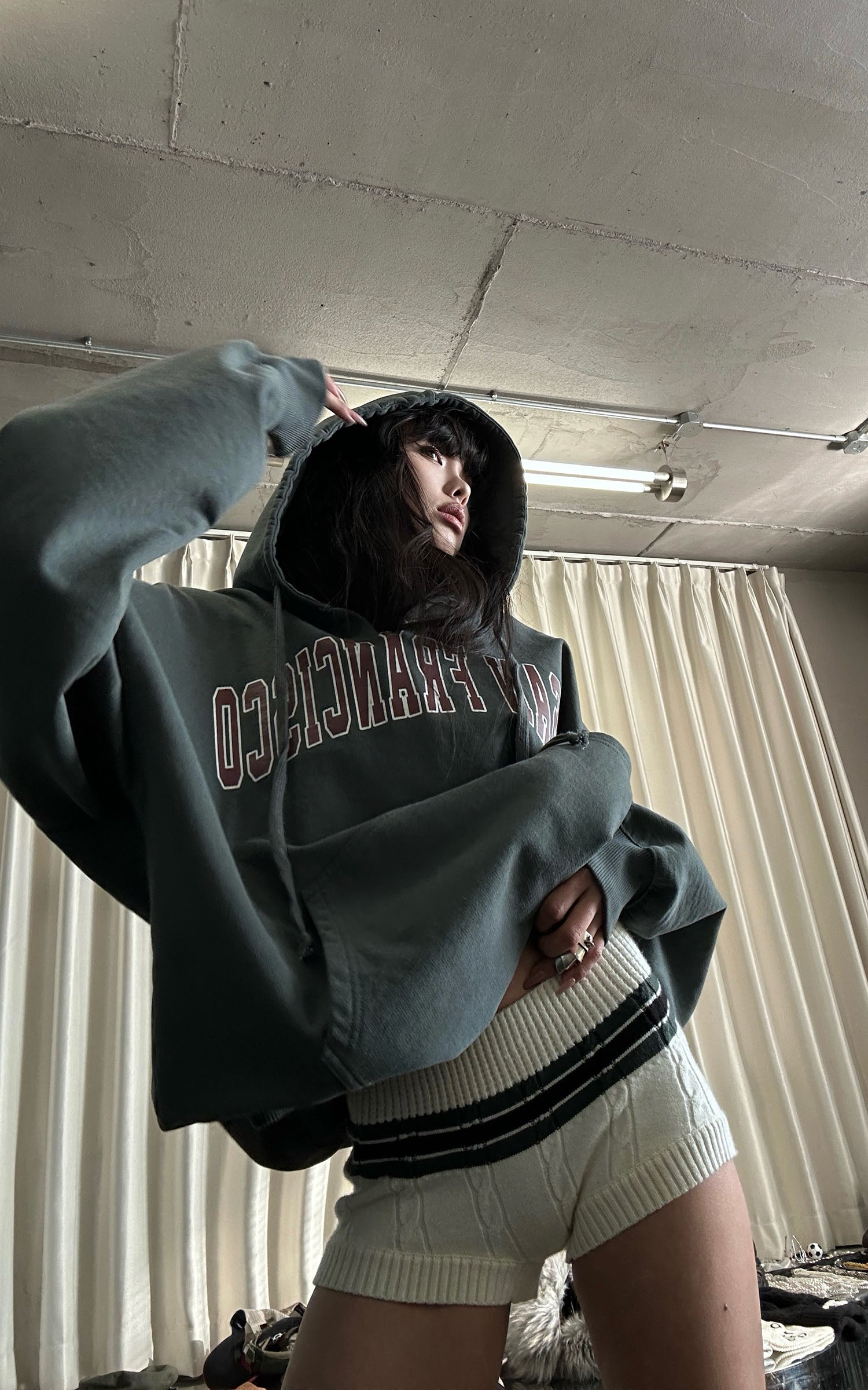 WARDEN EDGE Vintage Striped Knit Shorts - PINKPARKS