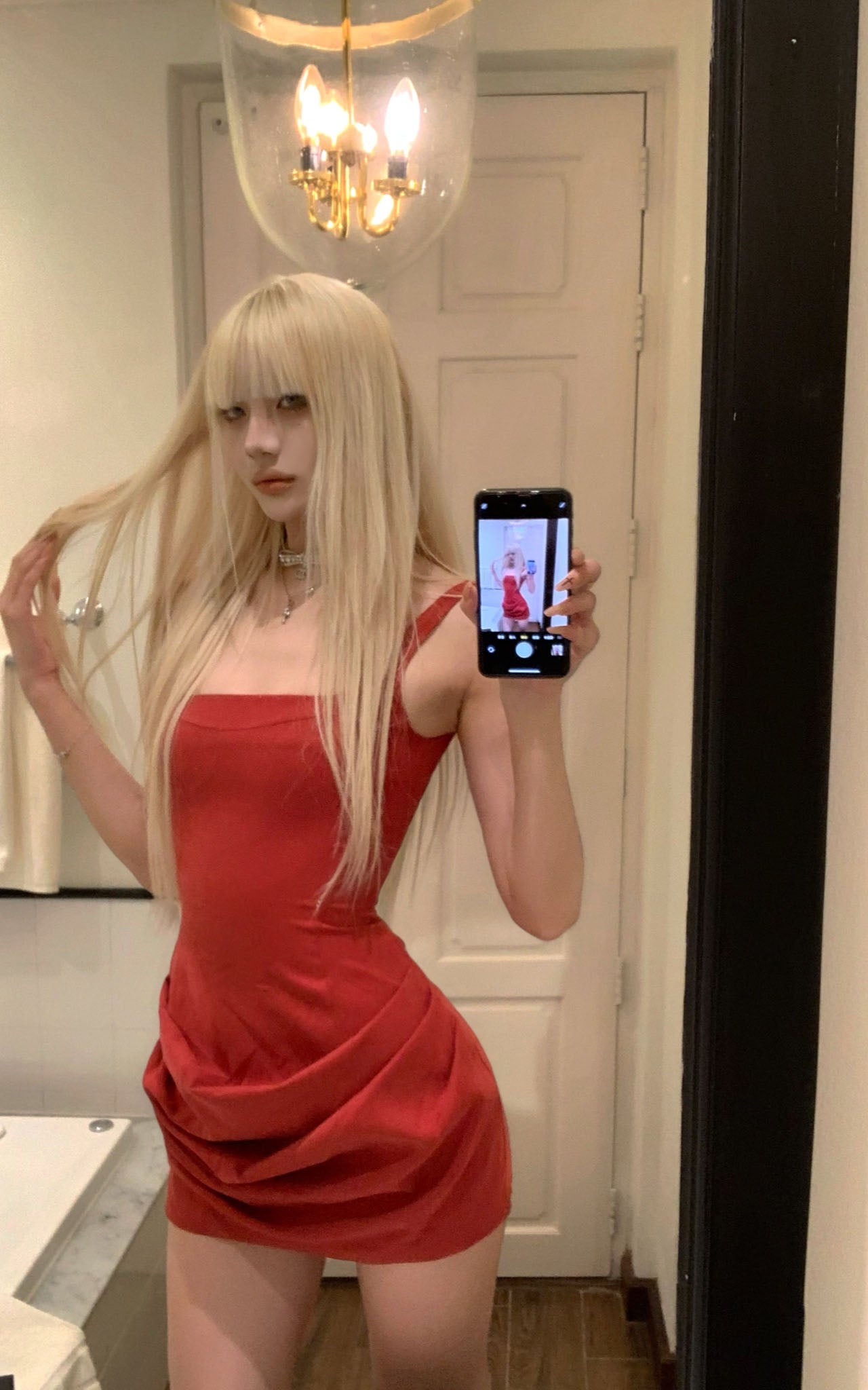 Rase le sol Strapless Sexy Bodycon Dress - PINKPARKS