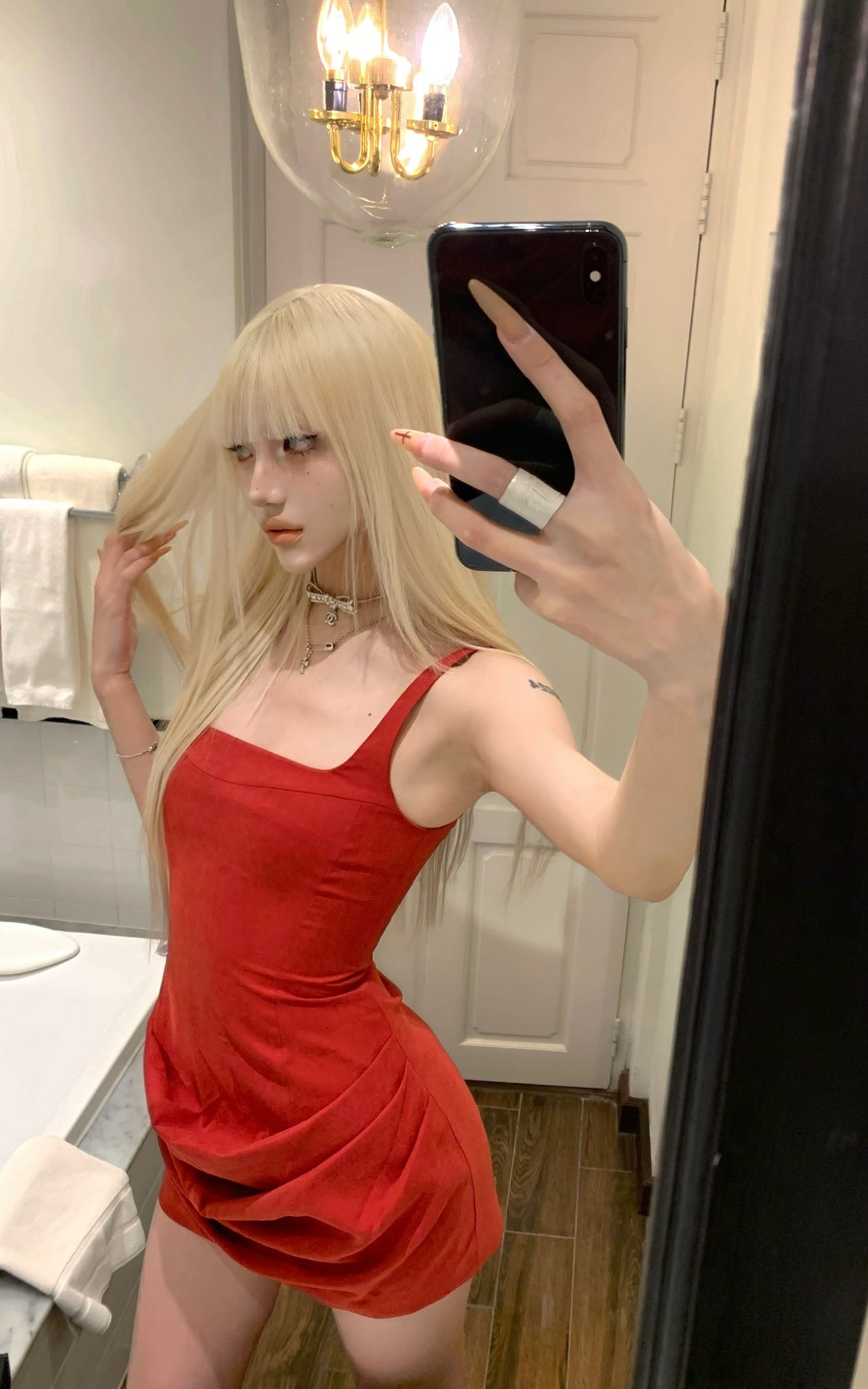 Rase le sol Strapless Sexy Bodycon Dress - PINKPARKS