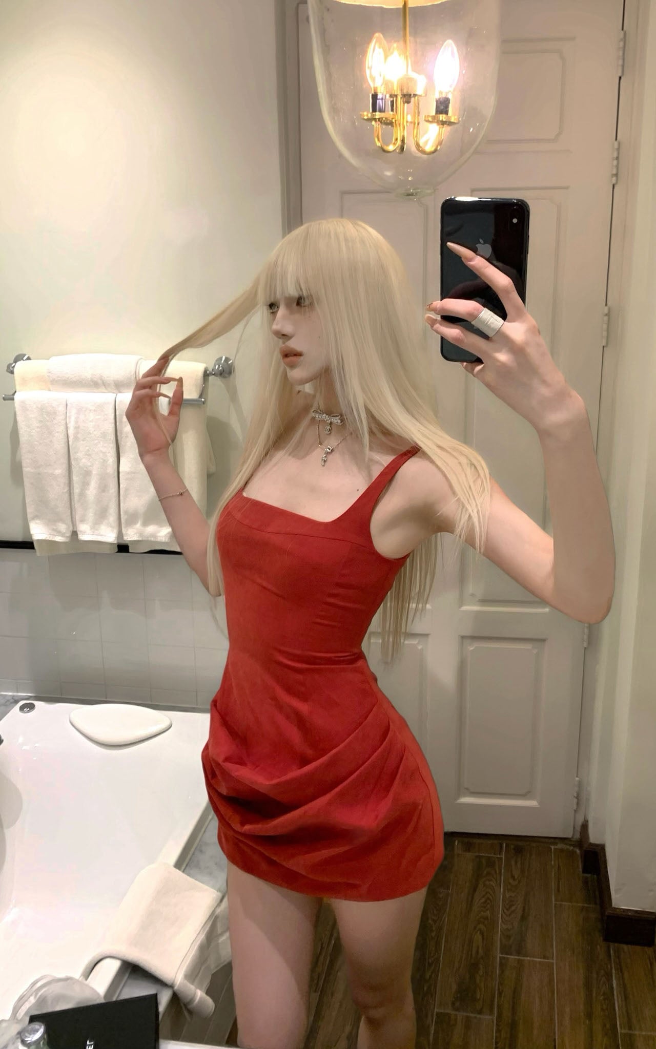 Rase le sol Strapless Sexy Bodycon Dress - PINKPARKS