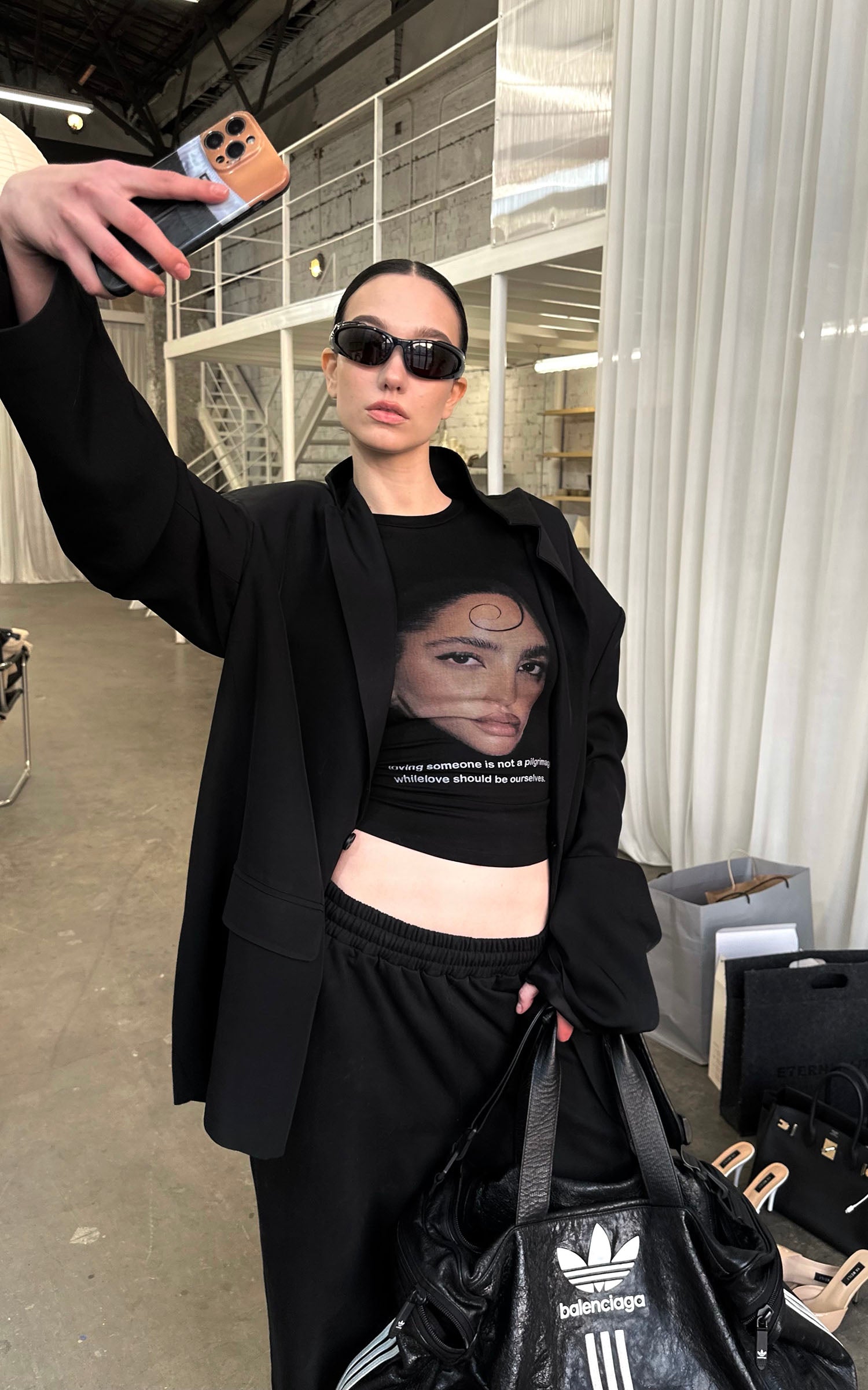 0122stepll グラフィックベビーティー