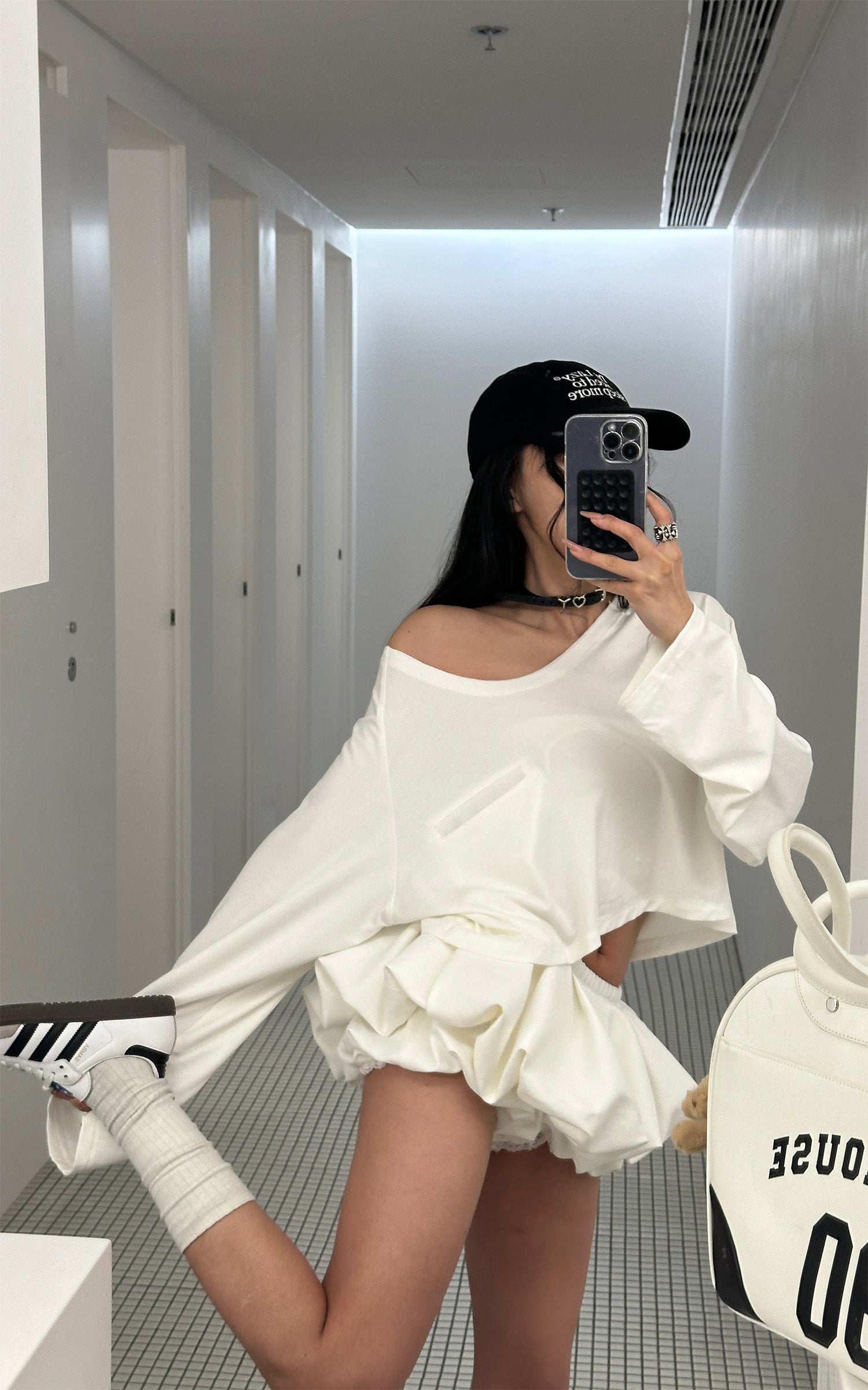 WARDEN EDGE A-Line Peplum Skirt Shorts - PINKPARKS