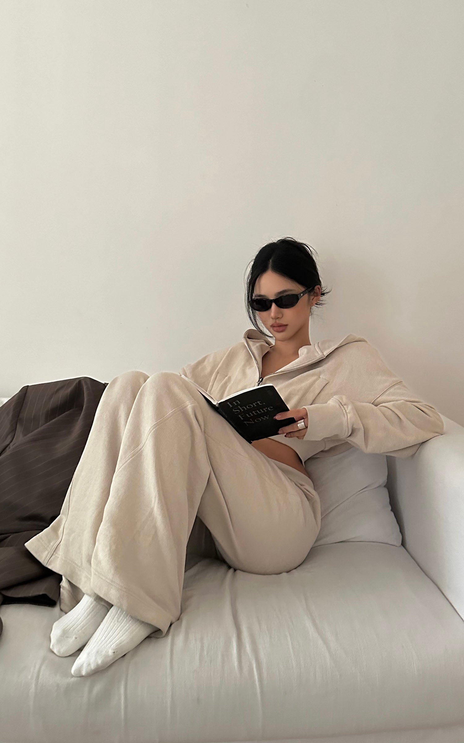 ROVENTE Wide-Leg Drawstring Sweatpants - PINKPARKS