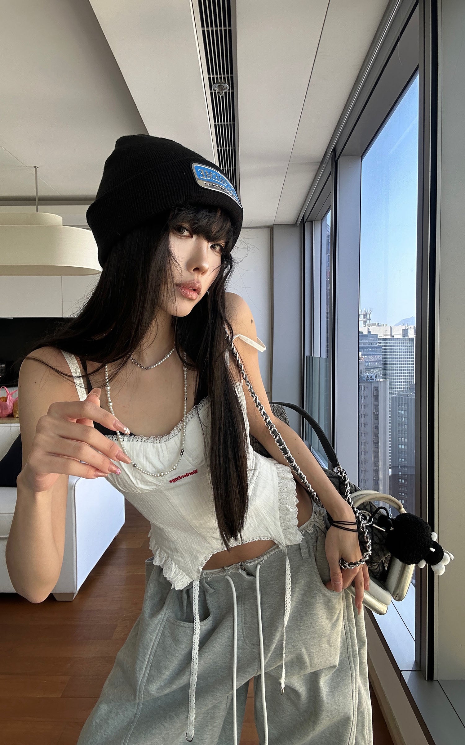 WARDEN EDGE Waist-Cinching Slim-Fit Outerwear Camisole - PINKPARKS