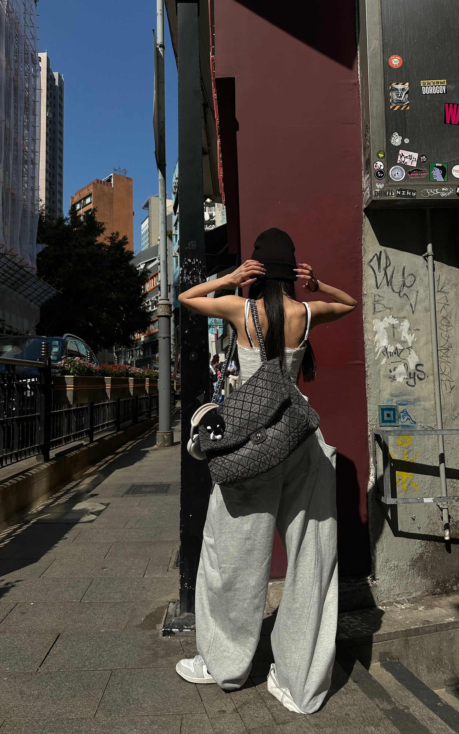 WARDEN EDGE Drawstring Casual Wide-Leg Sweatpants - PINKPARKS