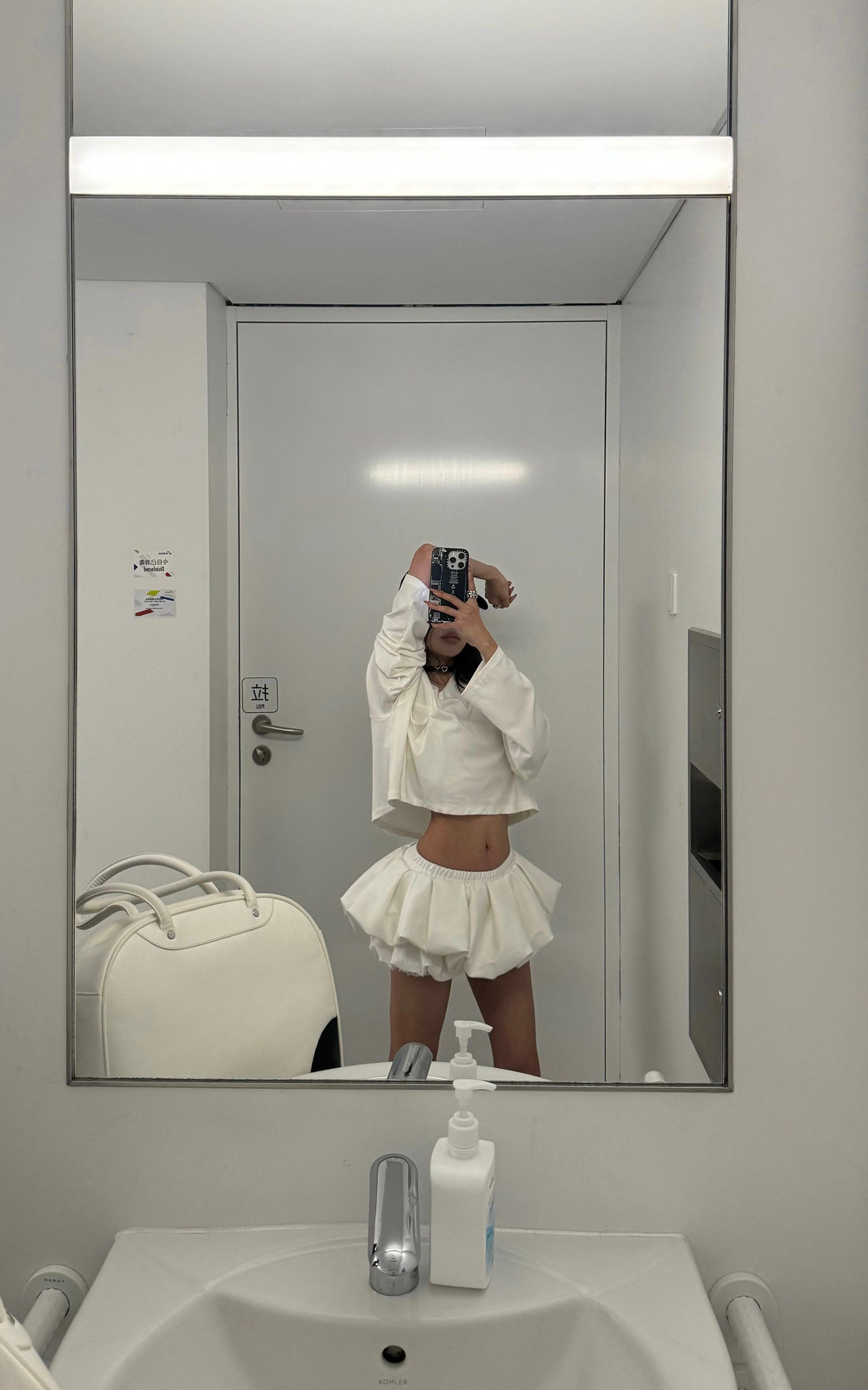 WARDEN EDGE A-Line Peplum Skirt Shorts - PINKPARKS