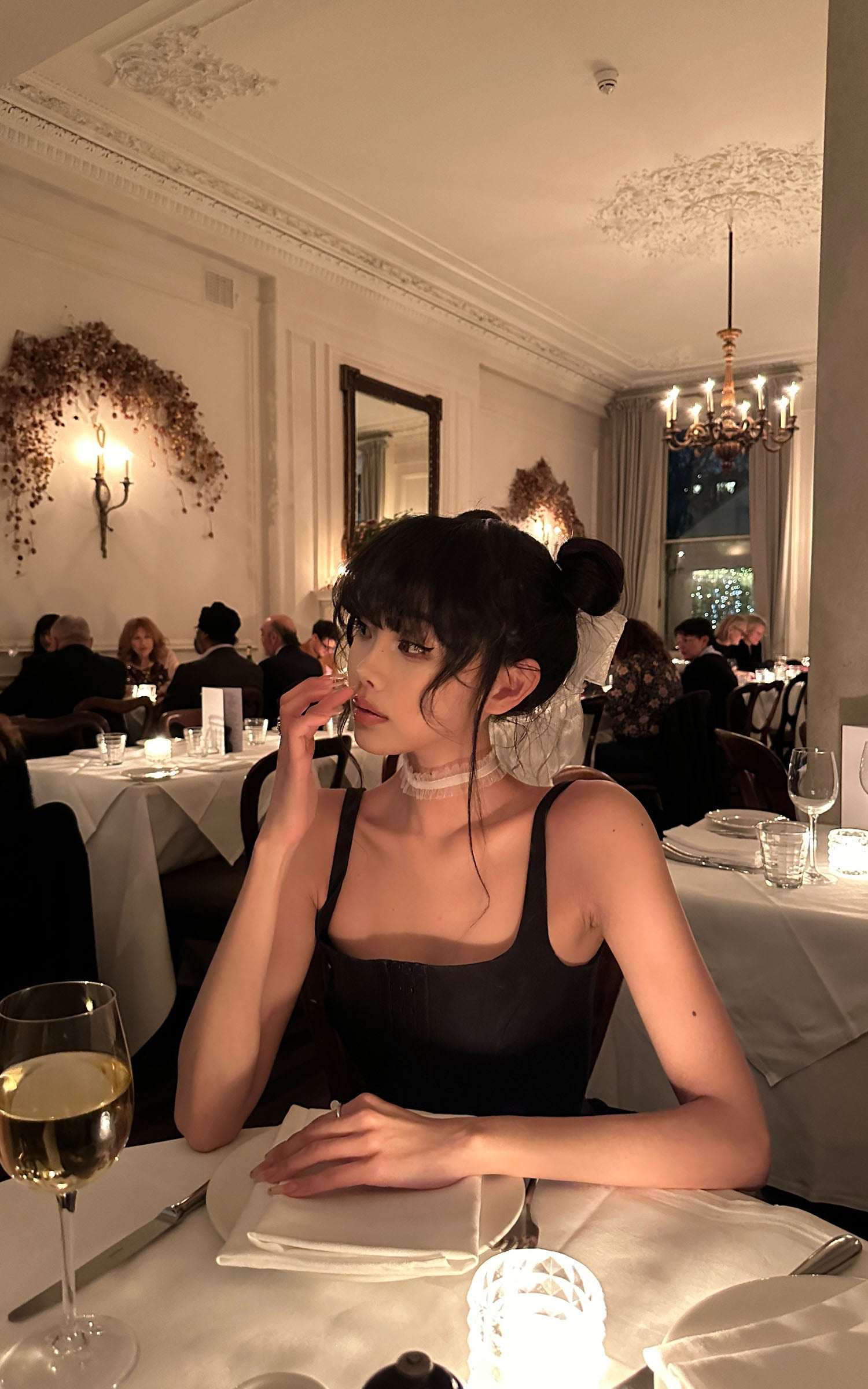 WARDEN EDGE French-Inspired Corset Puff Dress - PINKPARKS