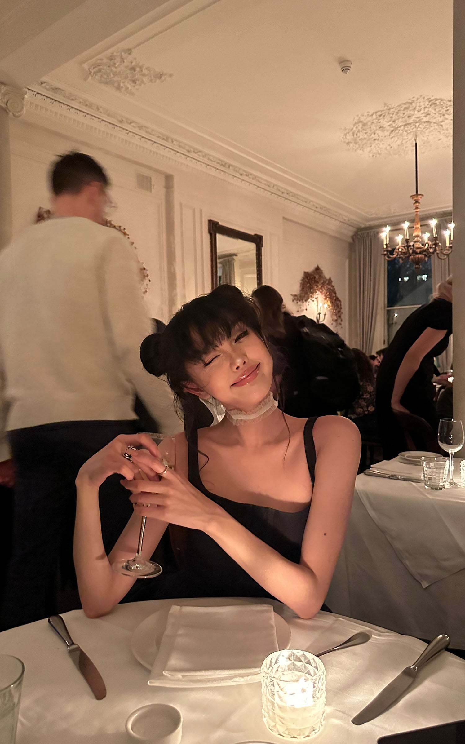 WARDEN EDGE French-Inspired Corset Puff Dress - PINKPARKS