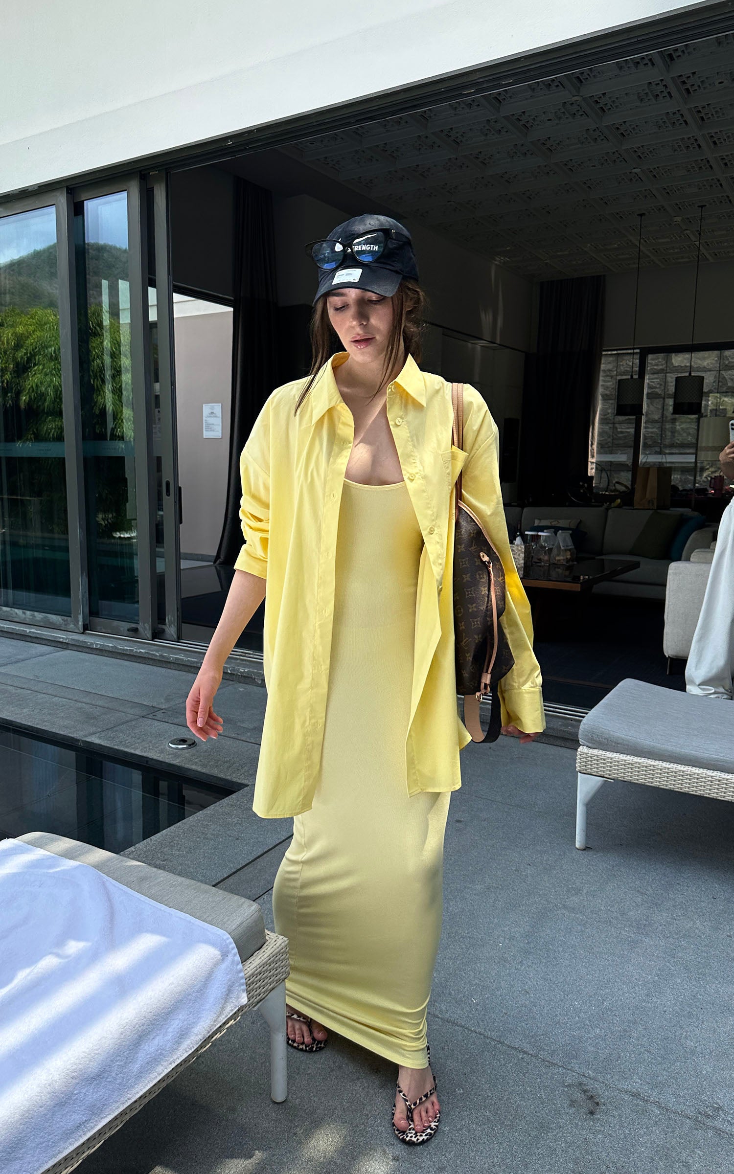 0122stepll フィッテッドマーメイドニットドレス