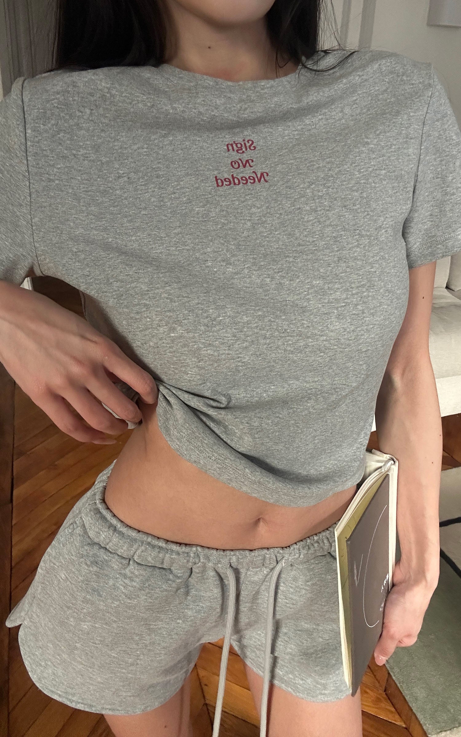 WARDEN EDGE Minimal Ribbed Lounge Set - PINKPARKS