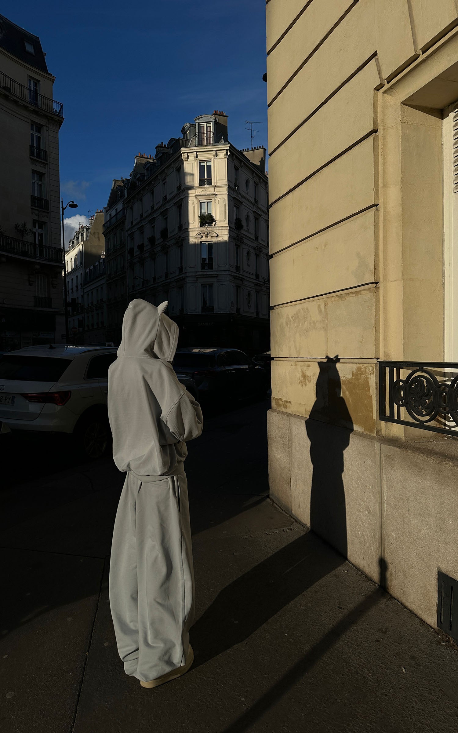 WARDEN EDGE Grey-Blue Hoodie Sweatpants Set - PINKPARKS