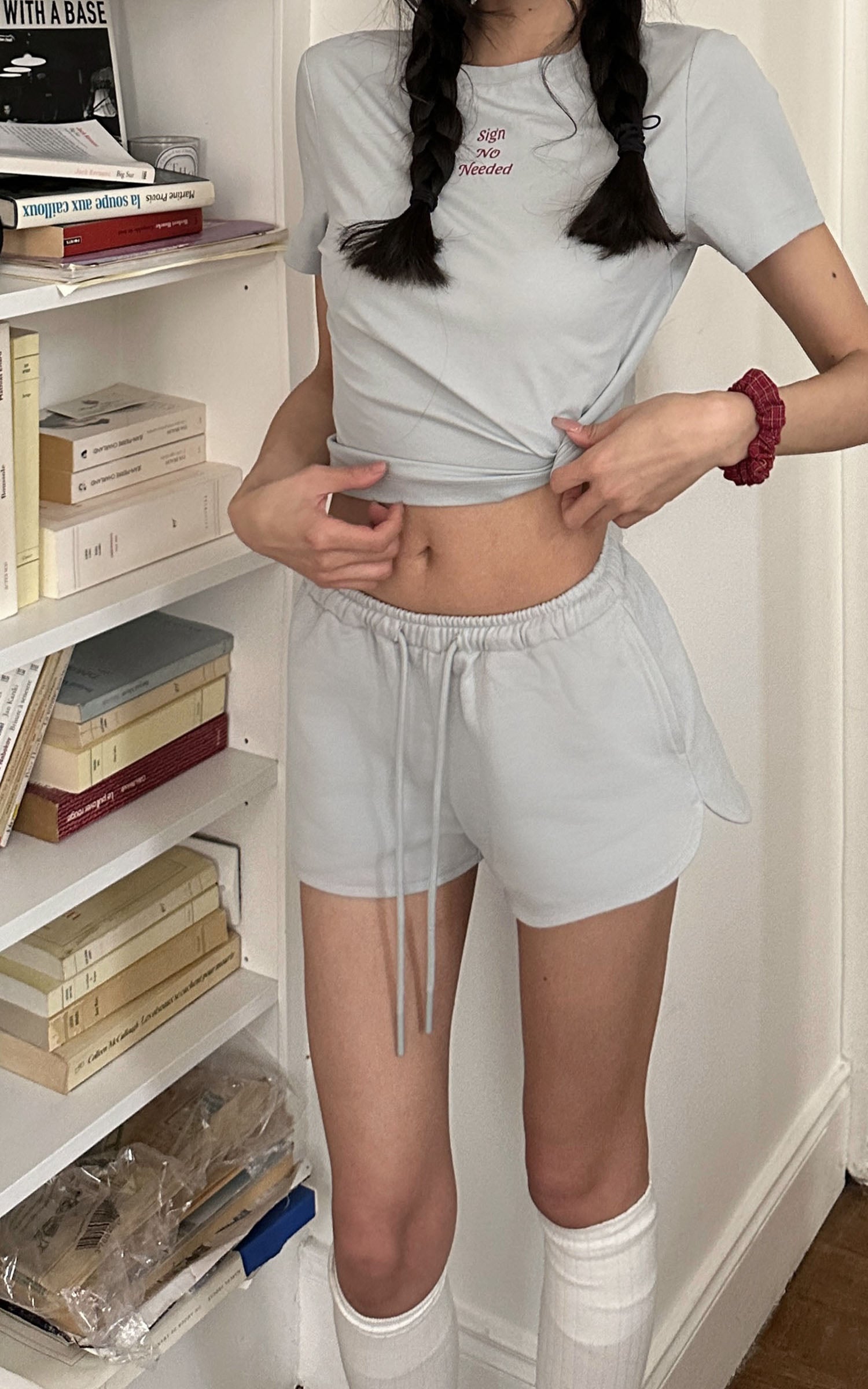 WARDEN EDGE Minimal Ribbed Jersey Set - PINKPARKS