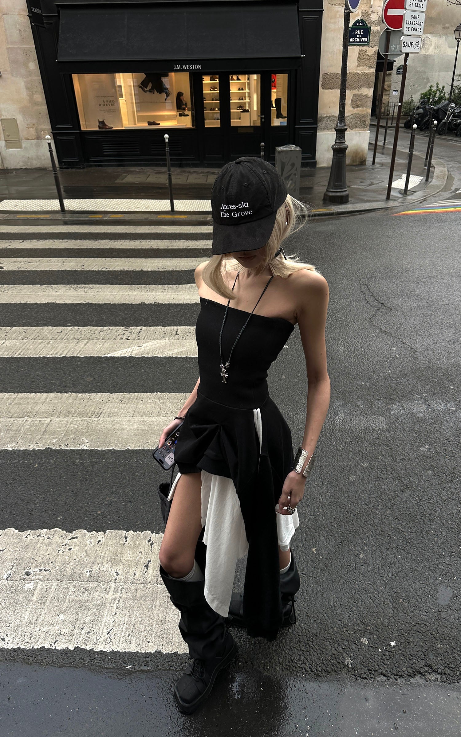 WARDEN EDGE Asymmetric Tube Dress - PINKPARKS