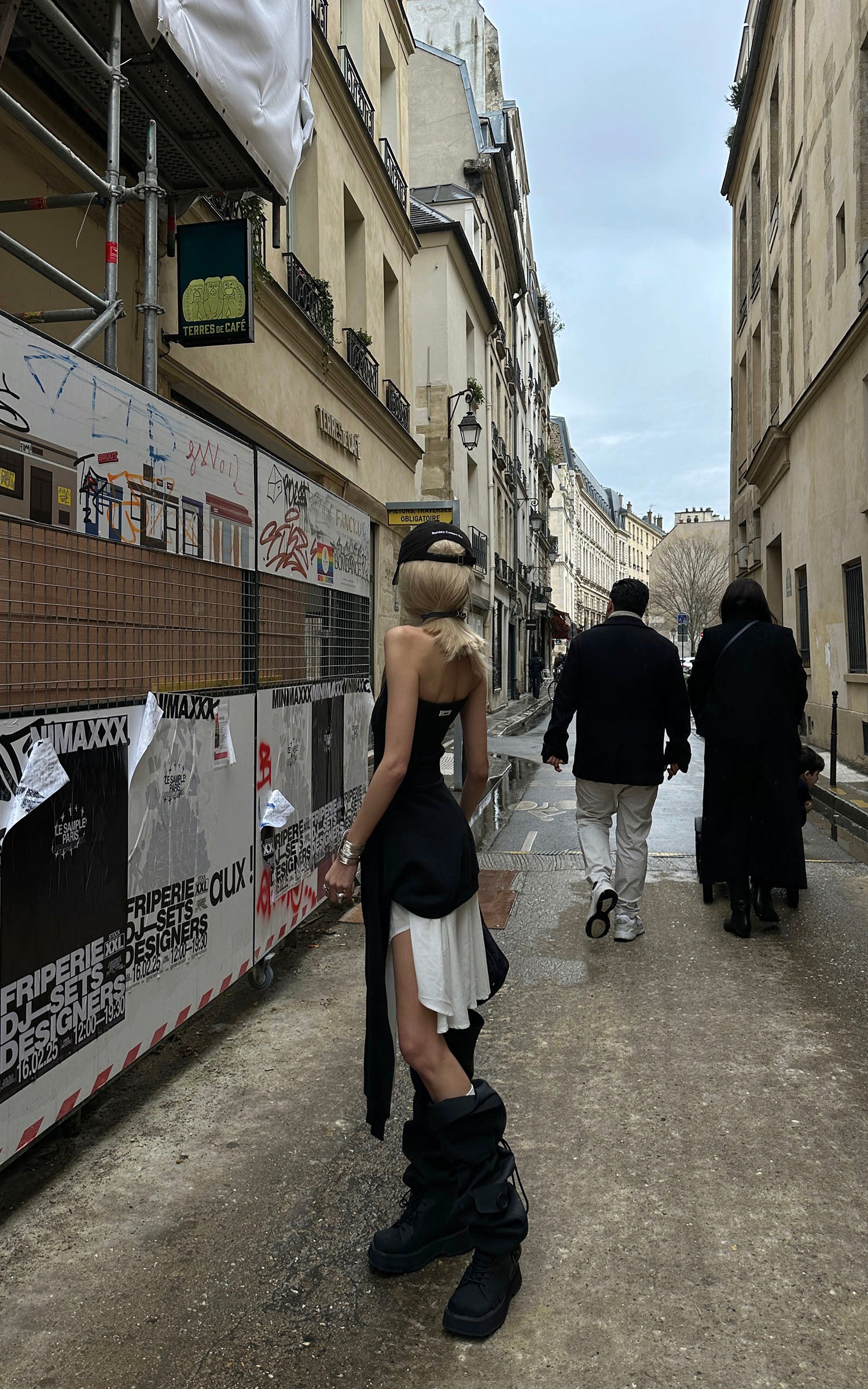 WARDEN EDGE Asymmetric Tube Dress - PINKPARKS