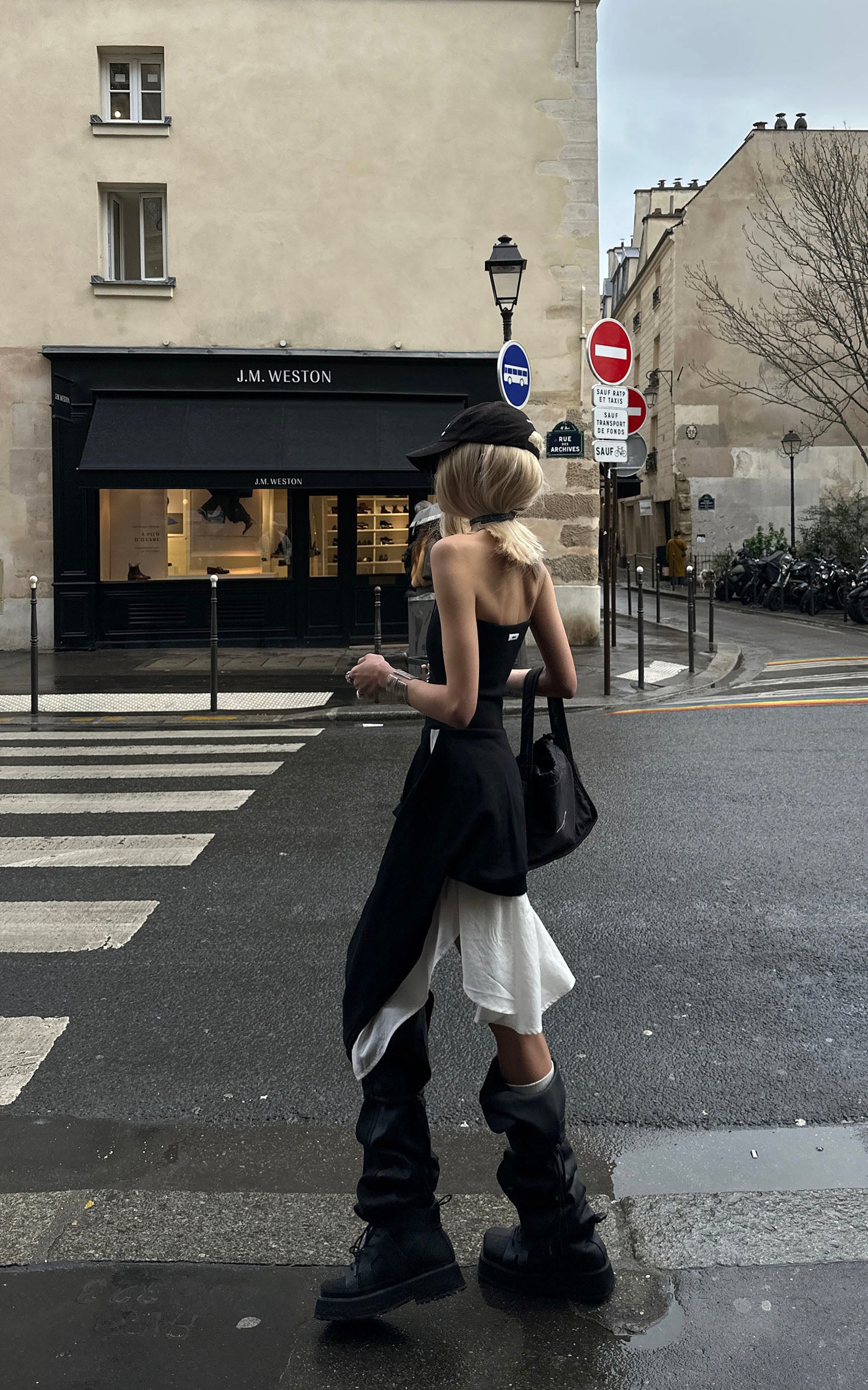 WARDEN EDGE Asymmetric Tube Dress - PINKPARKS