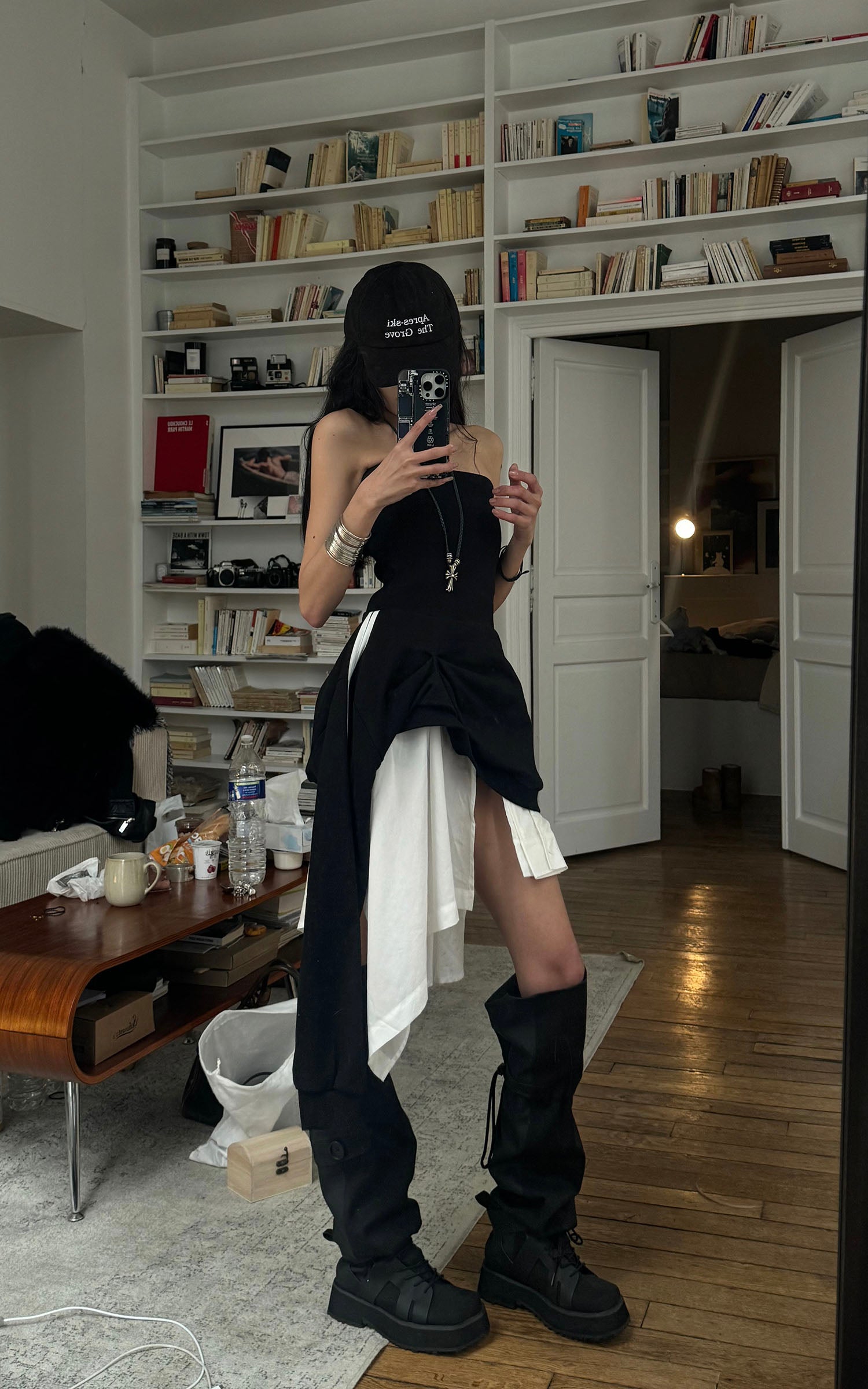 WARDEN EDGE Asymmetric Tube Dress - PINKPARKS